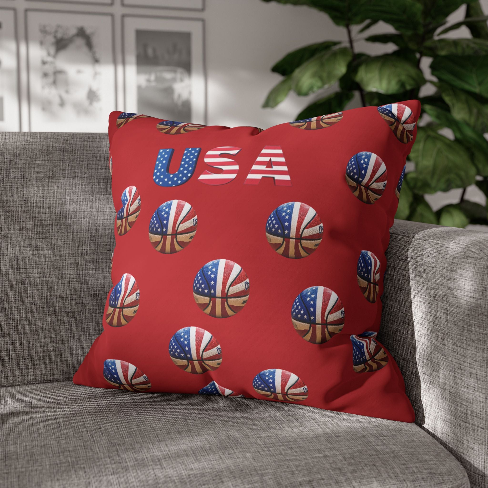 Square Poly Canvas Pillowcase