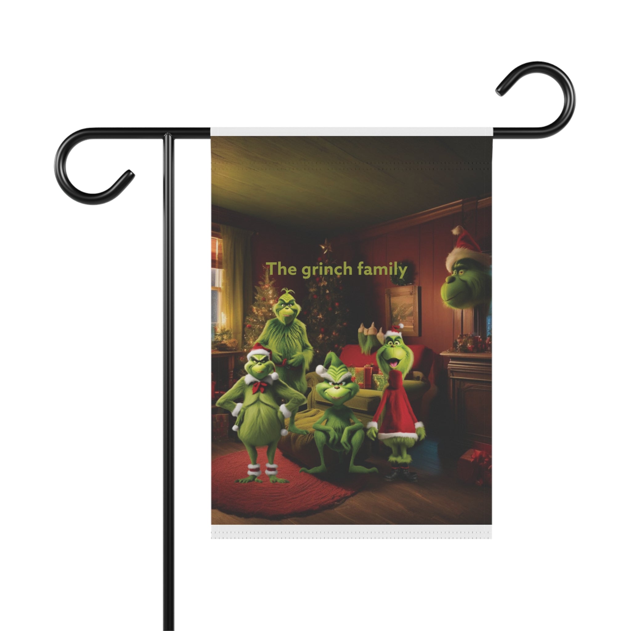 Banner - Grinch Family Garden &amp; House Welcome Sign 