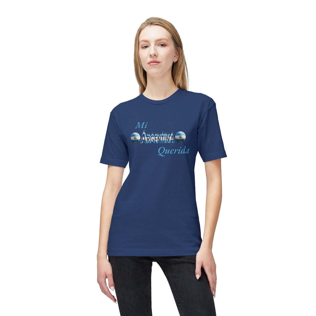 Camiseta unisex argentina, fabricada en EE. UU. - Diseño personalizado de alta calidad