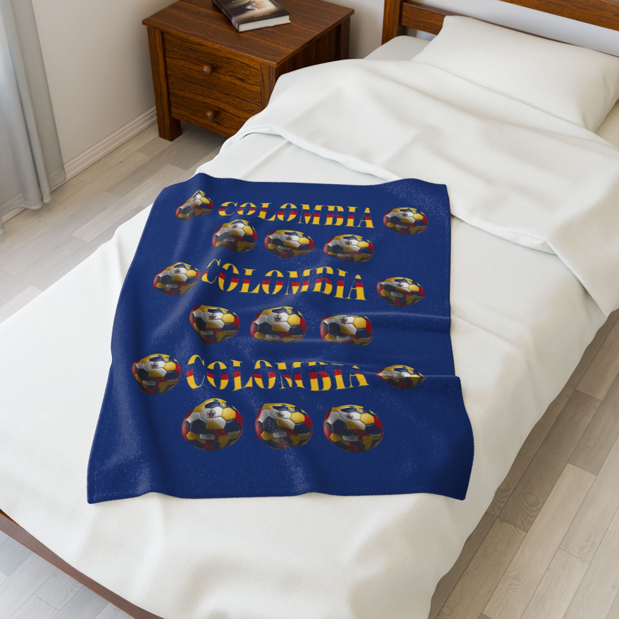 Manta de terciopelo de felpa - Diseño colombiano