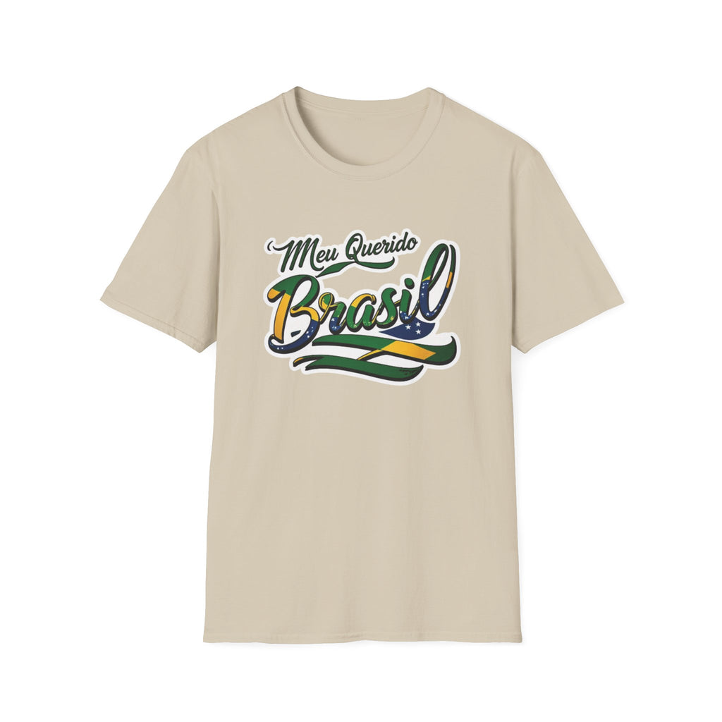 Camiseta Softstyle Unissex Meu Querido Brasil - Celebre o Brasil com Conforto