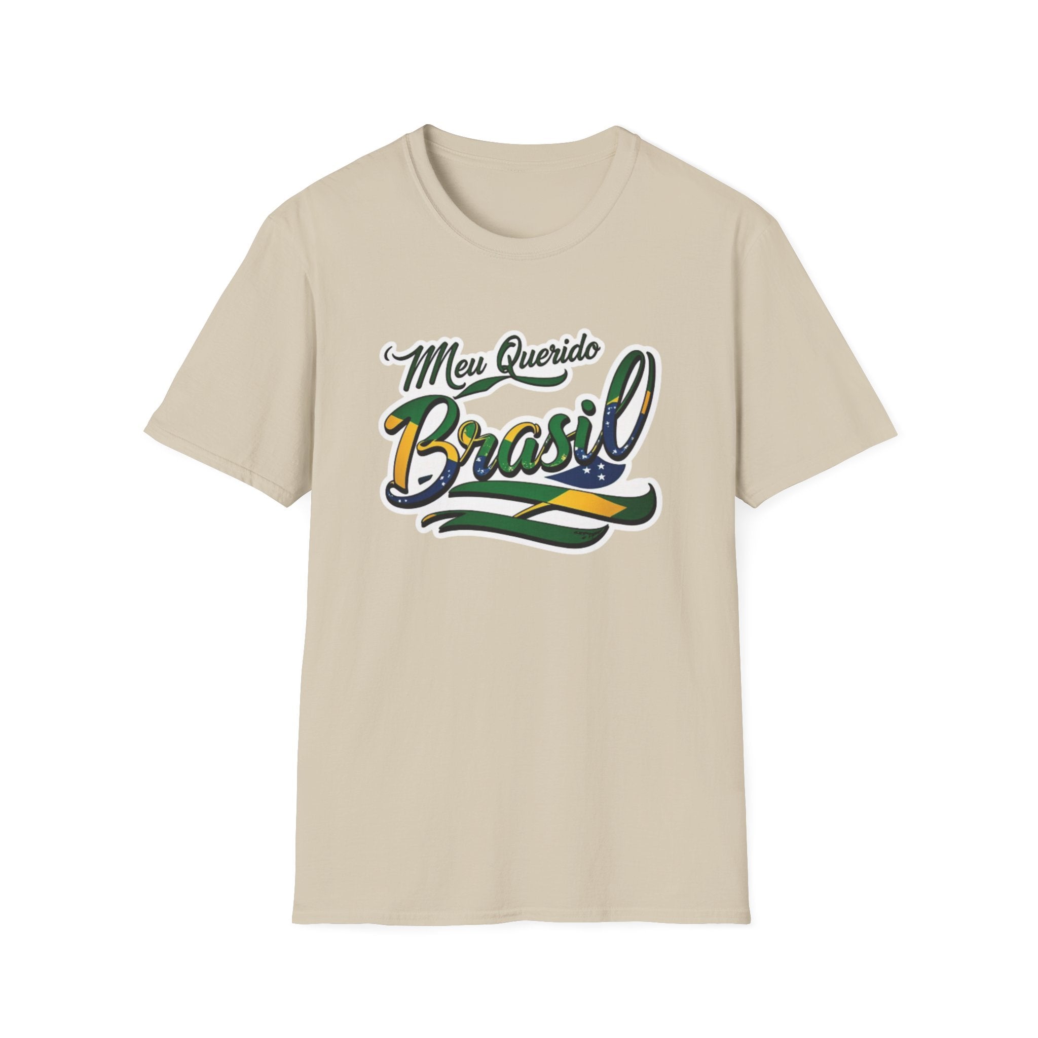 Camiseta Softstyle Unissex Meu Querido Brasil - Celebre o Brasil com Conforto