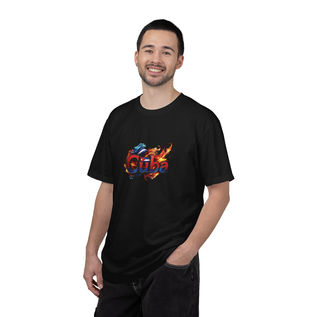 Camiseta teñida con llama cubana