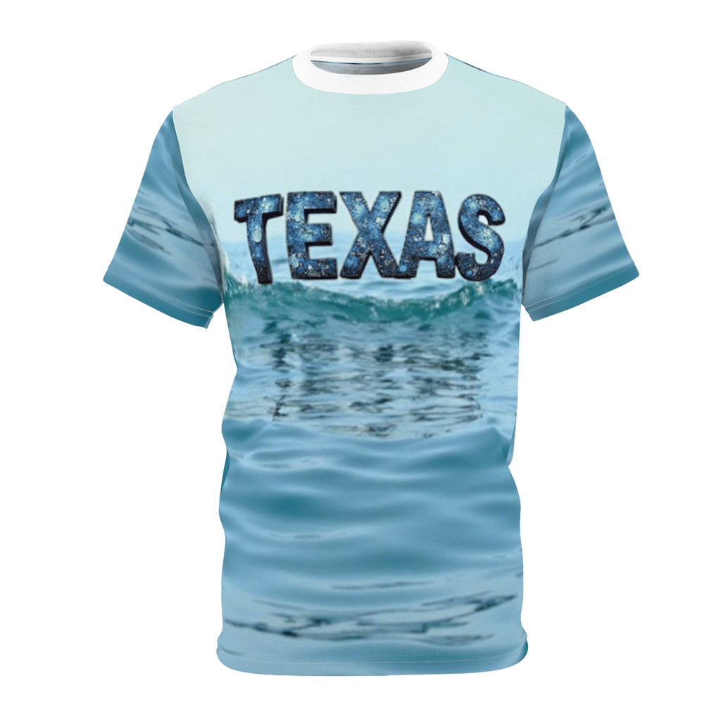 Texas Waves Unisex Tee, Beach Shirt, Summer Apparel, Vacation Wear, Graphic Tee, Gift for Texas Lovers 