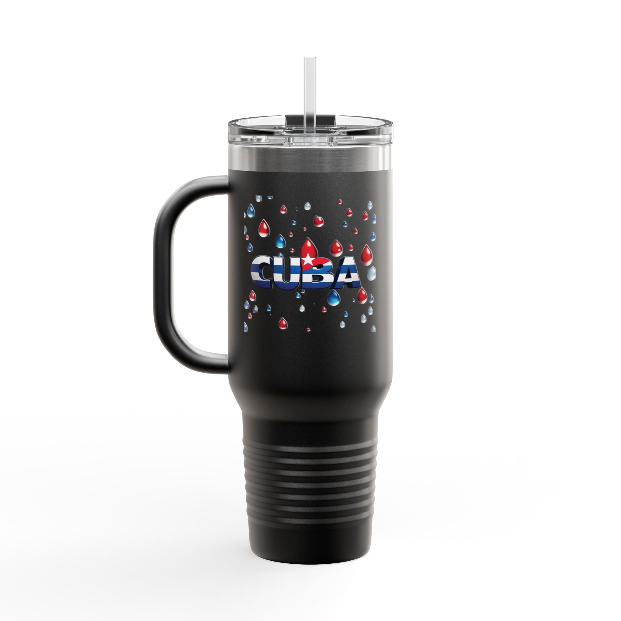 Taza de viaje con temática cubana 40 oz