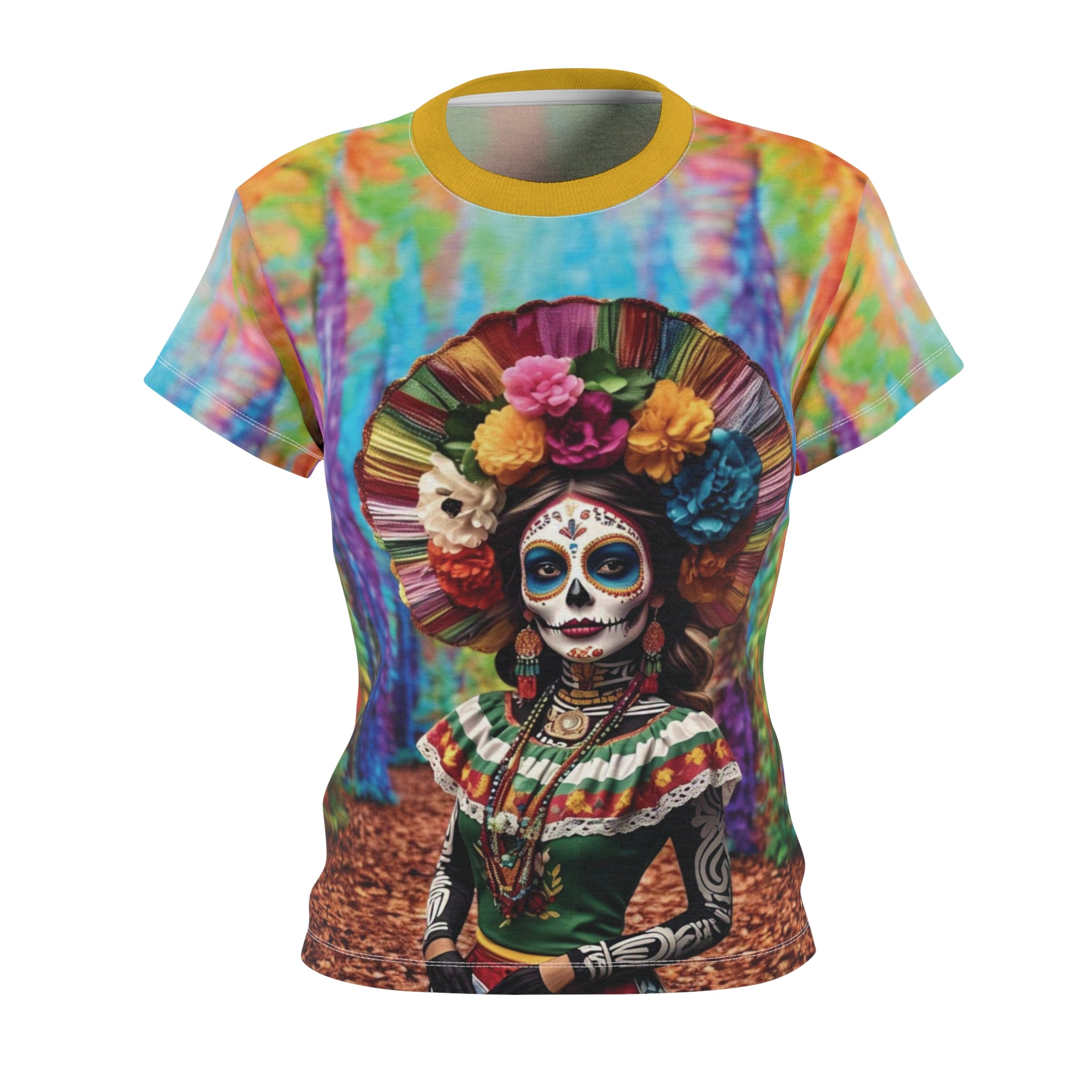 Camiseta “Catrina Fiesta de Colores” – Edición Arte Mexicano