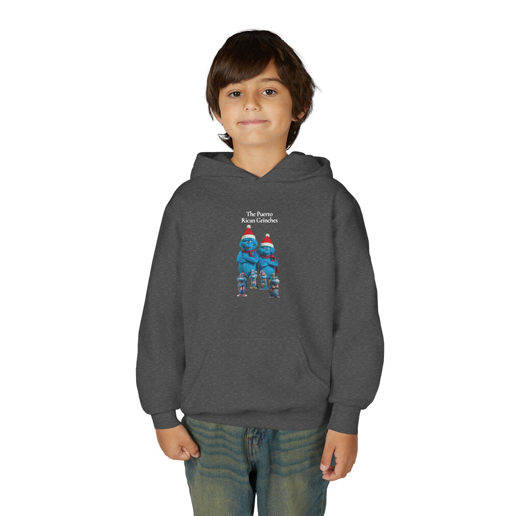 Youth Hoodie —The Puerto Rican Grinches' Holiday Graphic   Sweatshirt