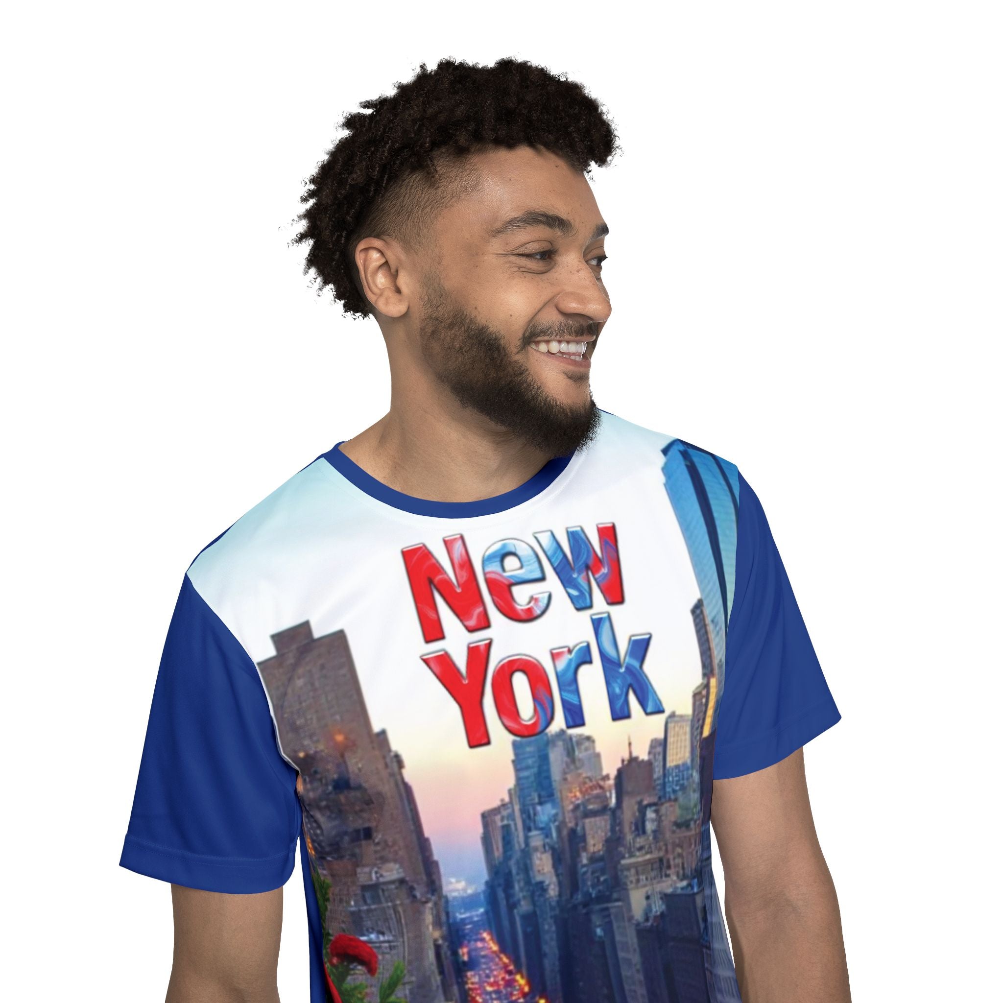 "New York Fireworks" T-shirt — Night Skyline
