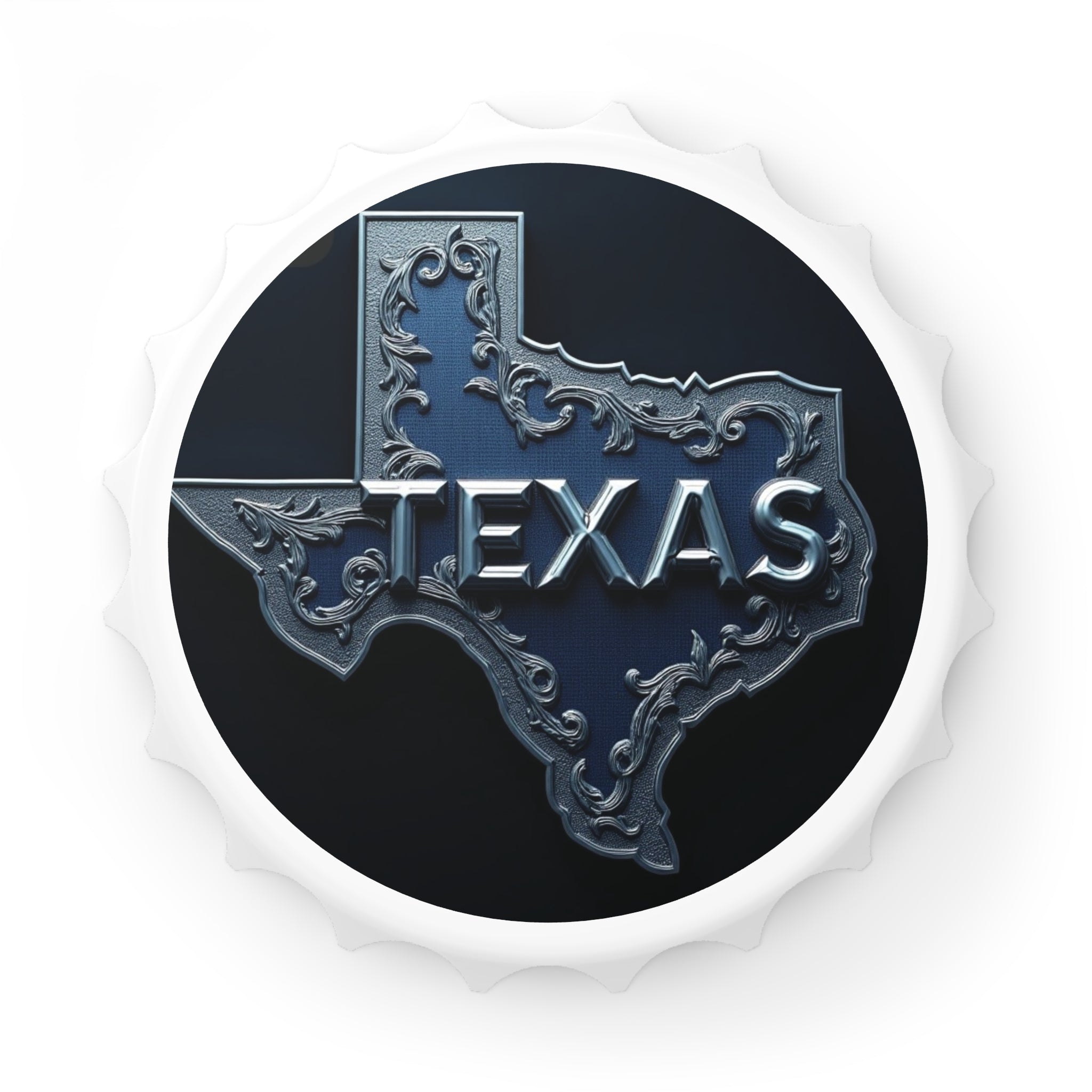 Texas-Themed Bottle Opener, Rustic Kitchen Accessory, Gift for Beer Lovers, Souvenir for Texan Celebrations, Unique Housewarming Gift 