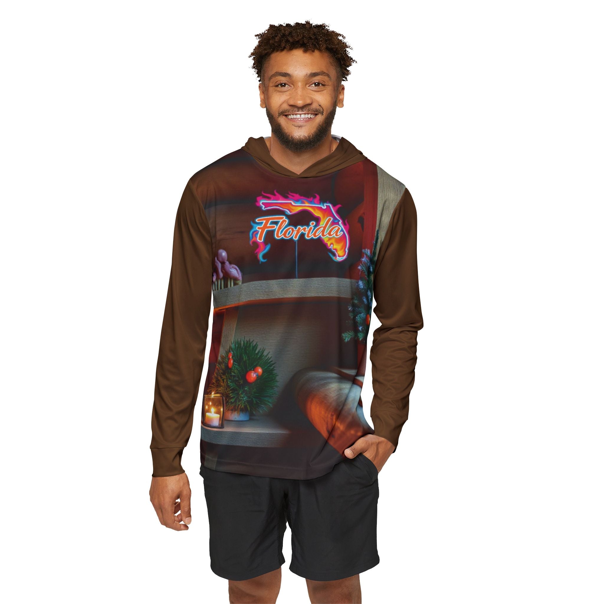 Men's Warm-Up Sports Hoodie - Florida Sports Warm-Up Sweatshirt