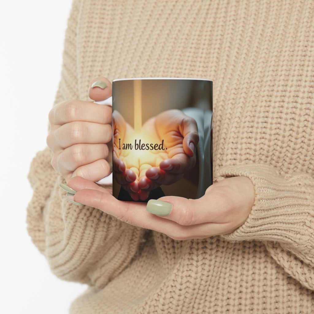 Inspirational Mug - 'I Am Blessed' - Mindfulness and Gratitude Gift