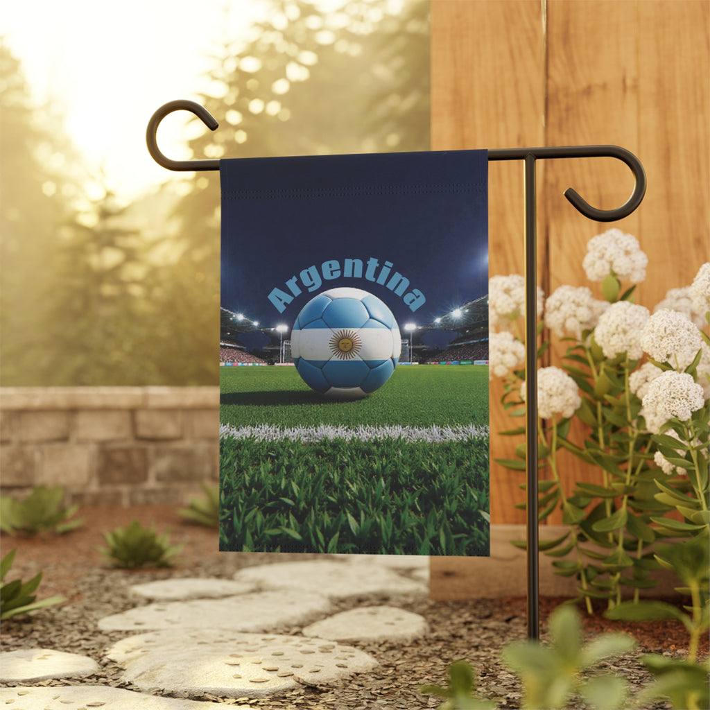 Argentina Soccer Garden Flag – Football Stadium Lawn Banner