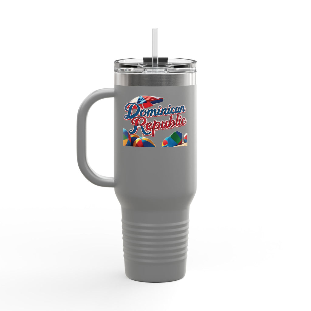 Dominican Republic Travel Mug - 40 oz. Perfect for the beach and travel.