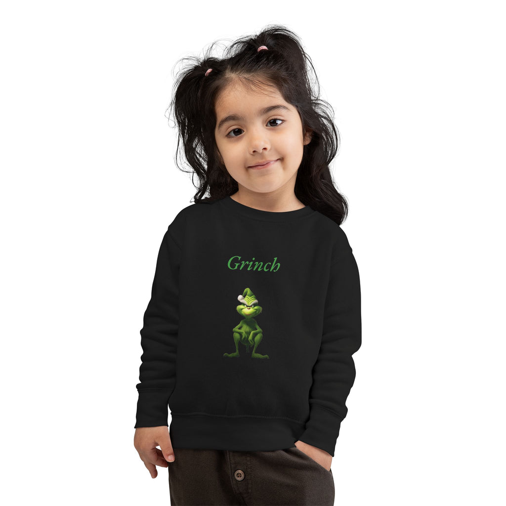 Grinch Toddler Sweatshirt - Fun Holiday Apparel for Kids