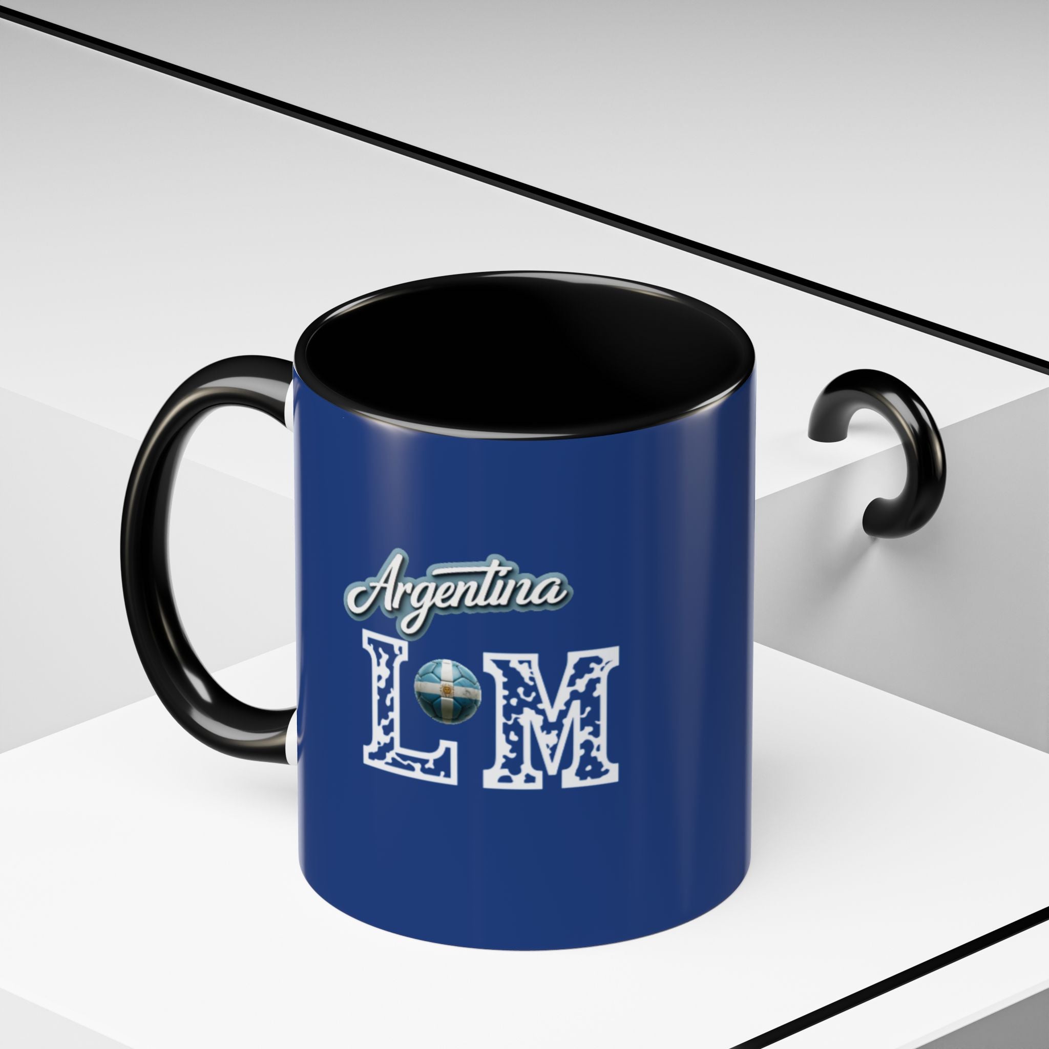 Taza de café con diseño argentino