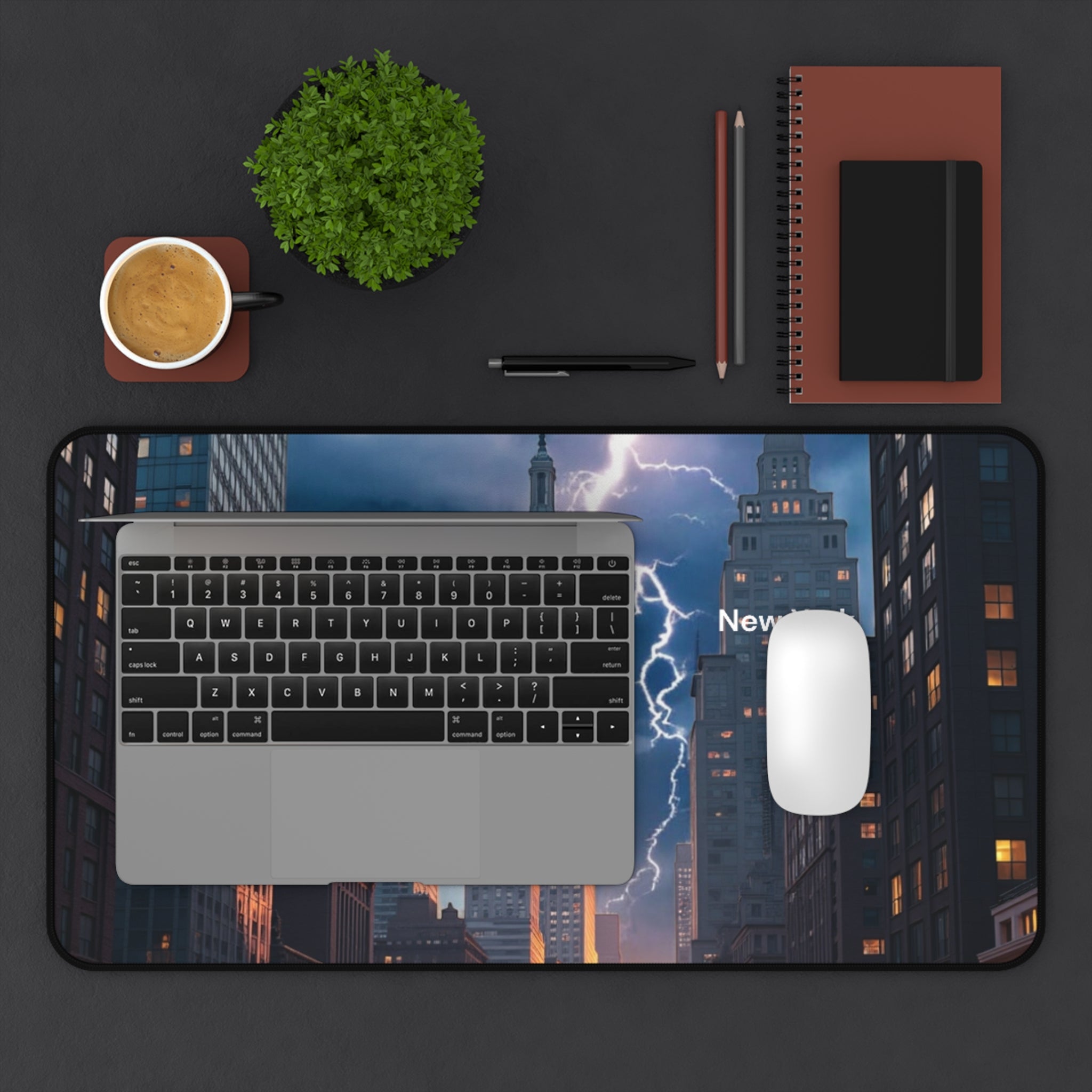 Desk Mat - Cute New York City Image Desk Pad 