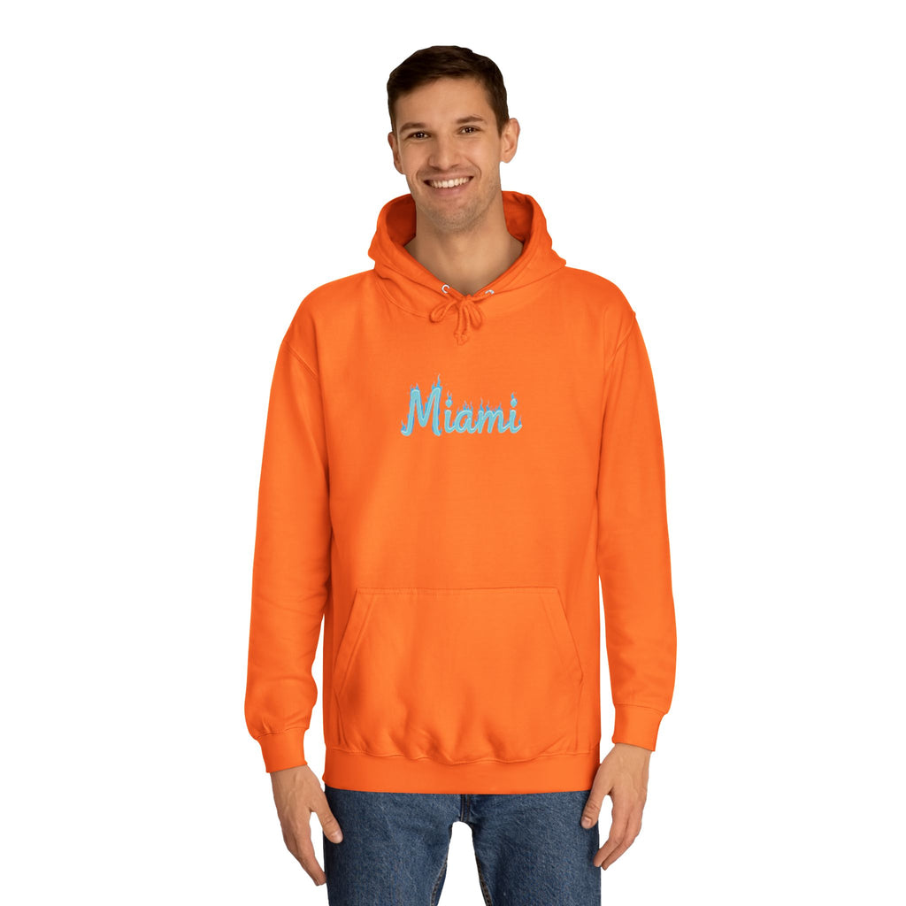 Miami Unisex College Hoodie | Cozy Casual Style, College Apparel, Gift for Students, Summer Vibes, Beachwear 