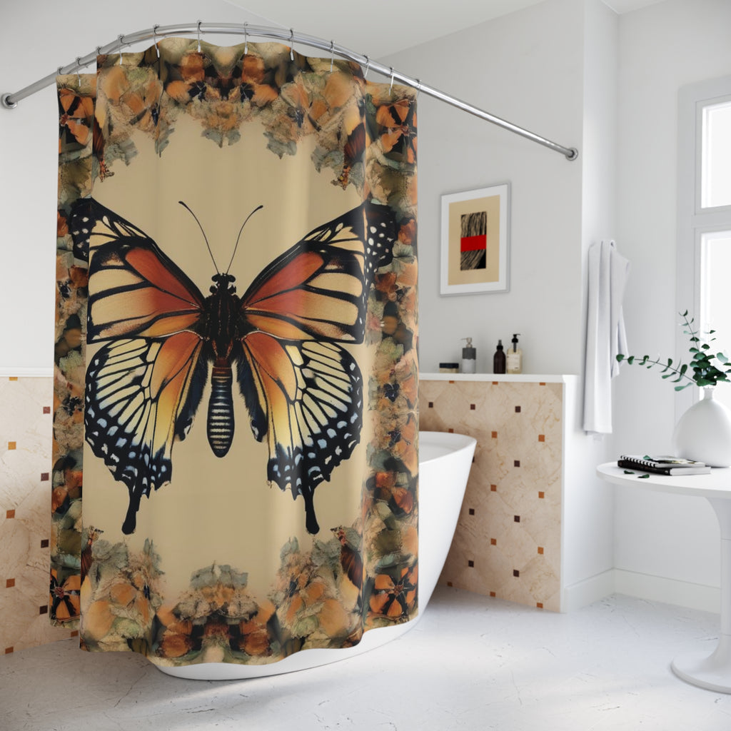 Butterfly Shower Curtains 