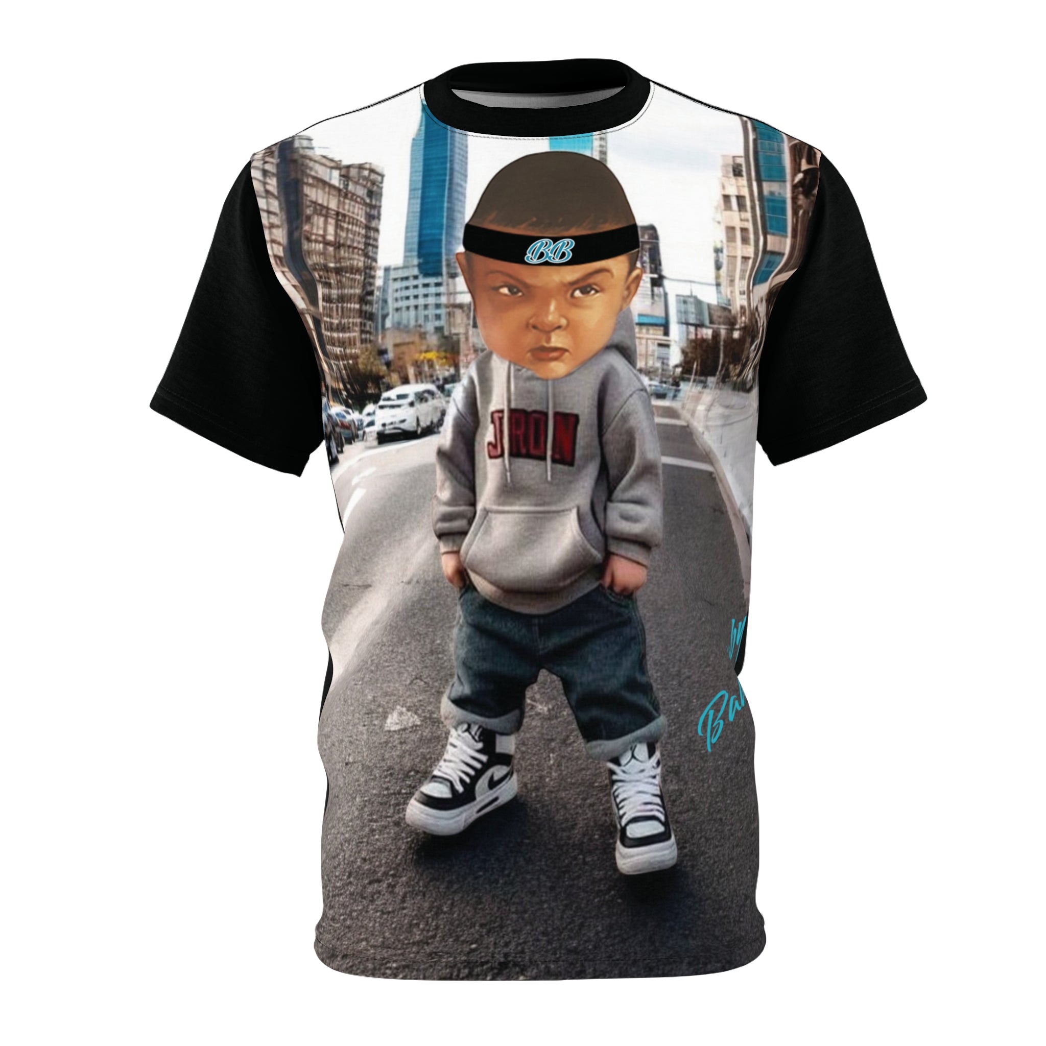Cut &amp; Sew Men's Tee - Bad Baby Brand - Christmas Gift 