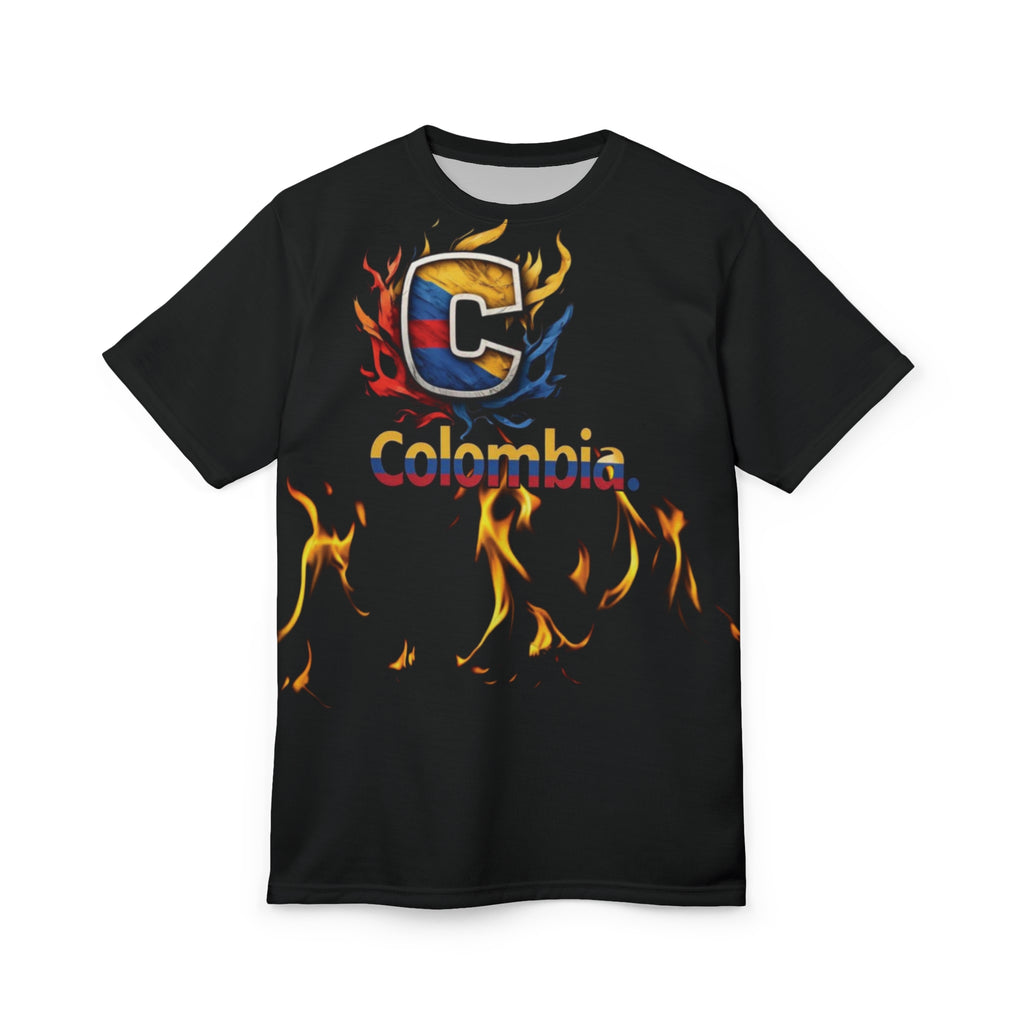 Camiseta con estampado de llama colombiana