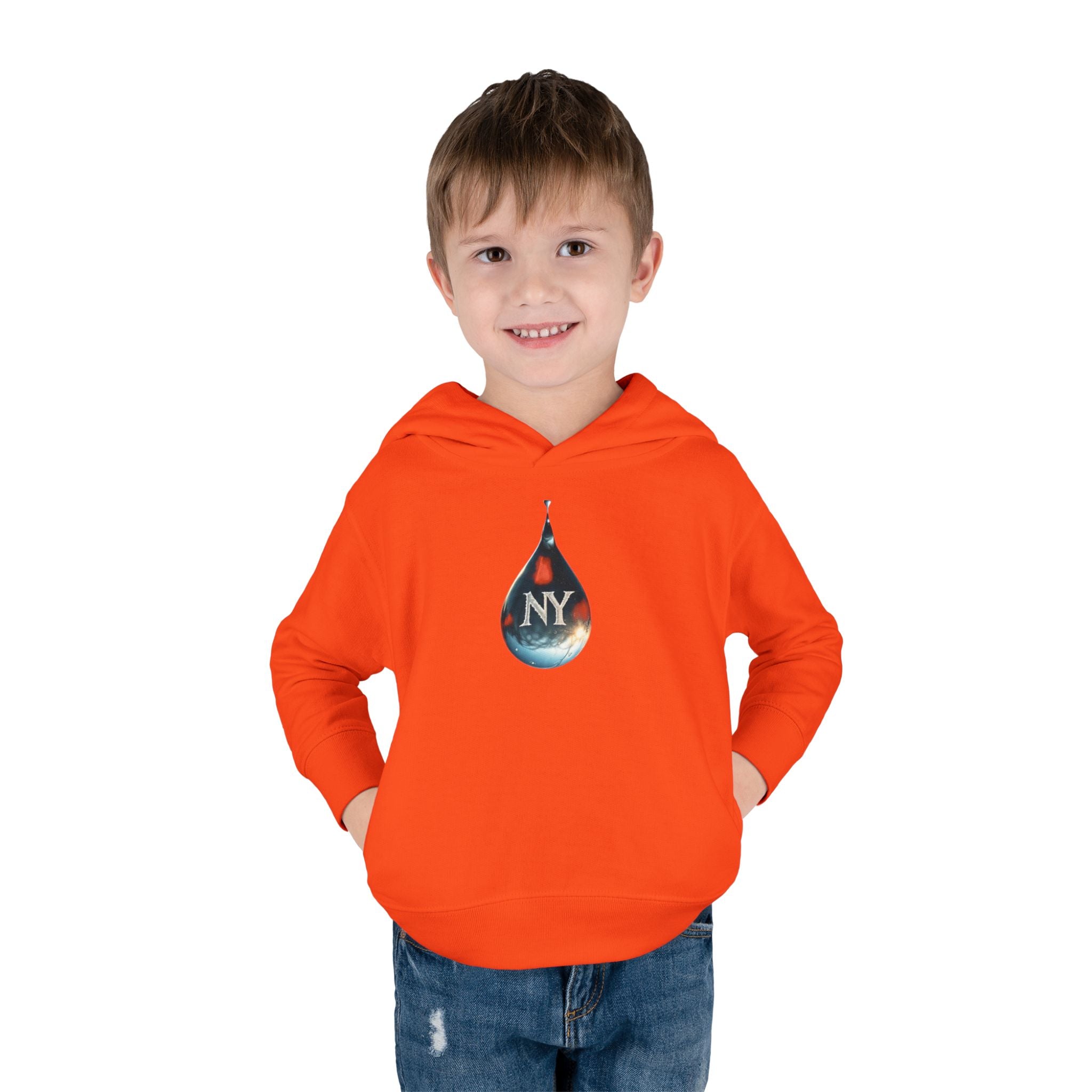 NY-Themed Toddler Pullover Fleece Hoodie