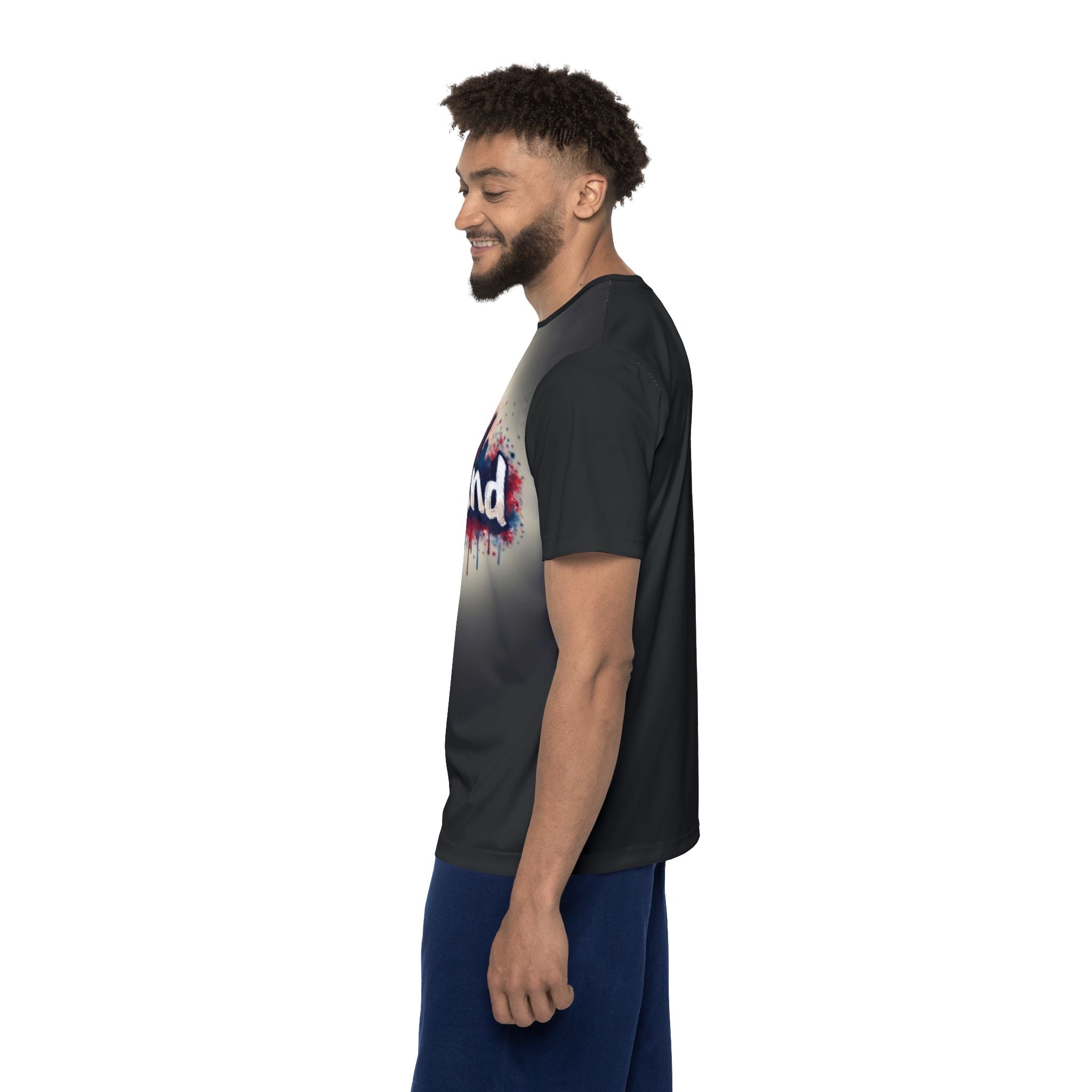 Cleveland Skyline Sports Jersey — Men’s Athletic Tee with Graffiti Script