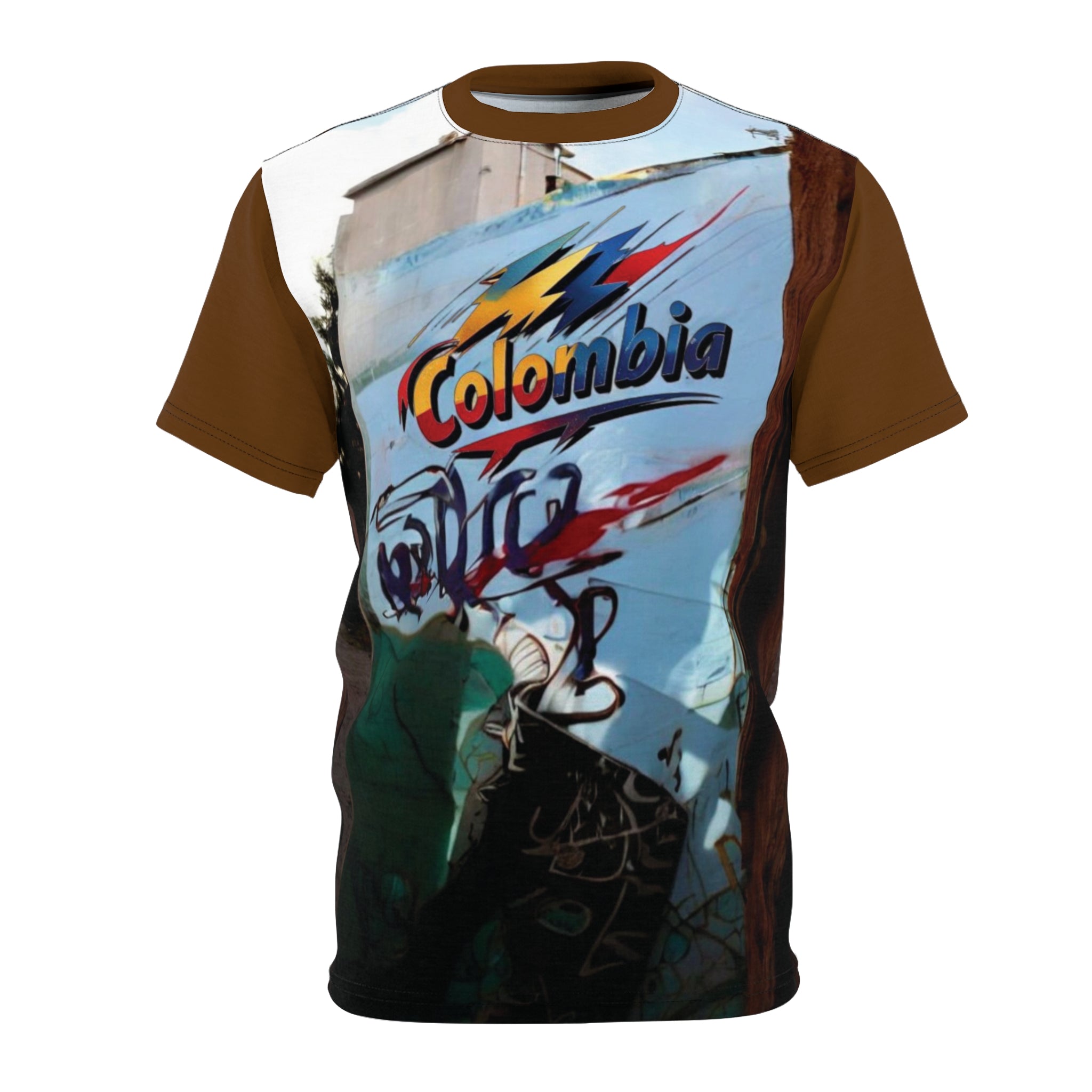 Camiseta unisex de arte callejero de Colombia