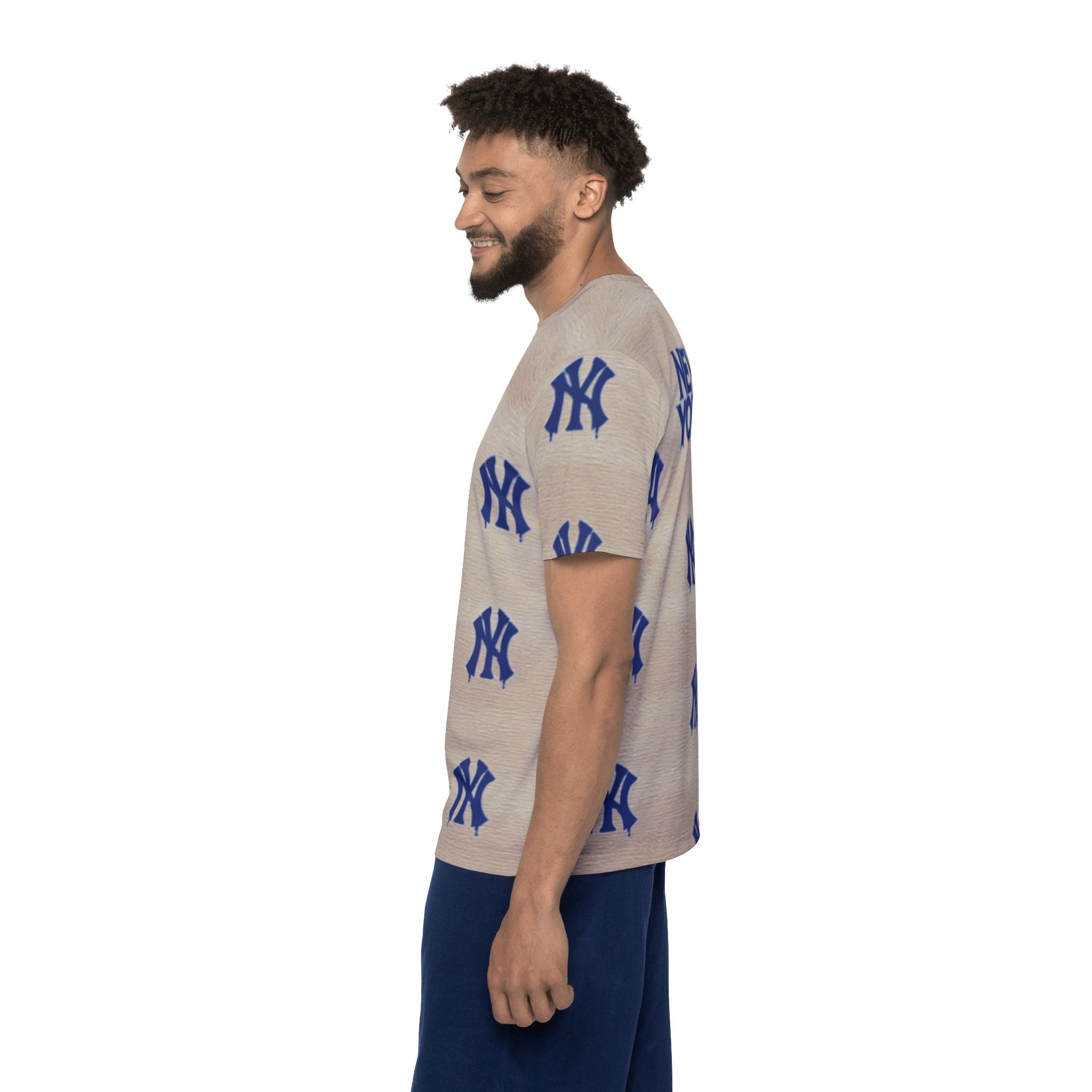 New York Patterned Sports Jersey — All-Over Print Athletic Tee