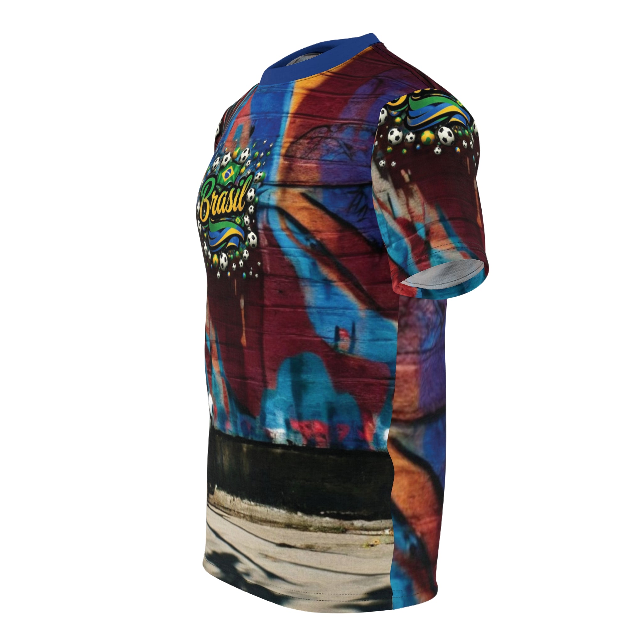 Camiseta vibrante do Brasil para fãs