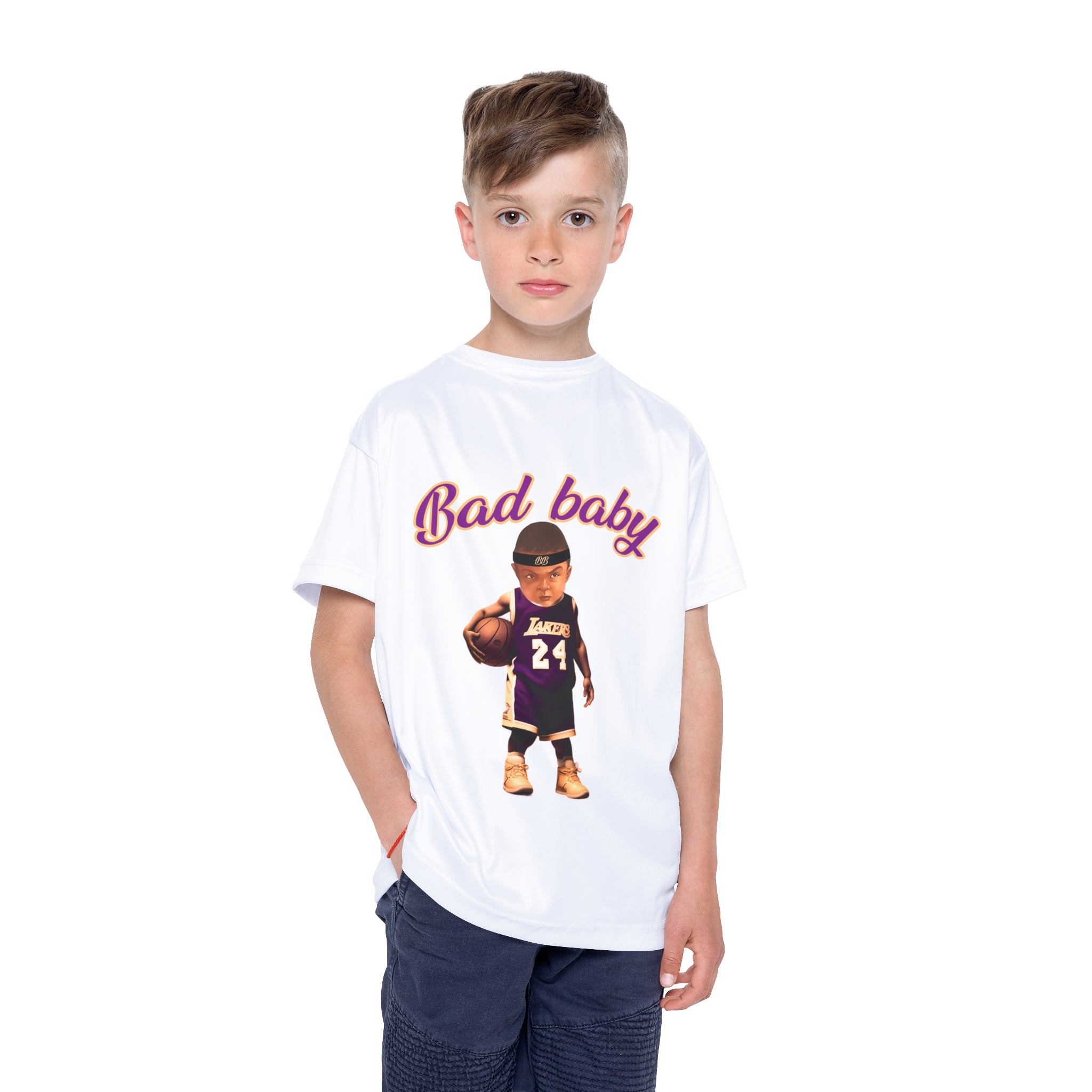 Kids Basketball Jersey - Bad Baby Design, Bad baby brand
