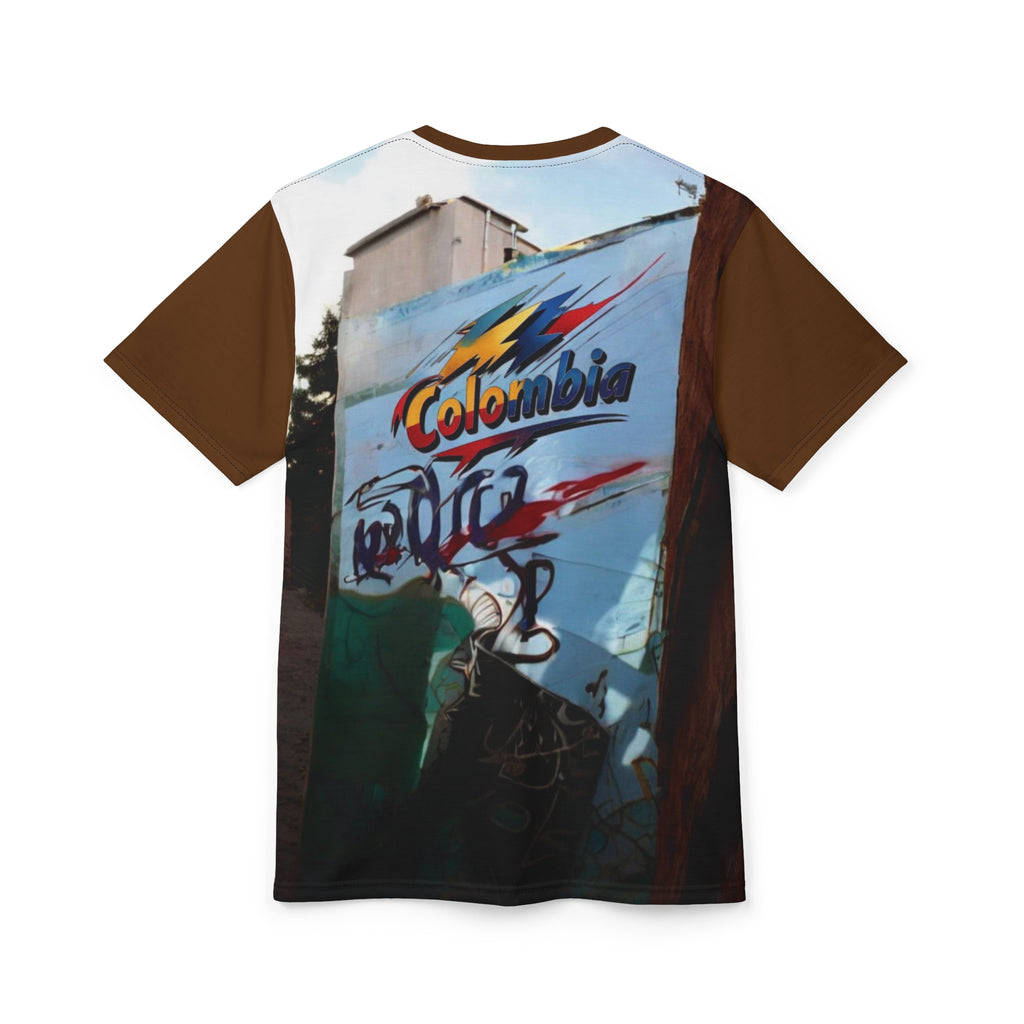 Camiseta unisex de arte callejero de Colombia
