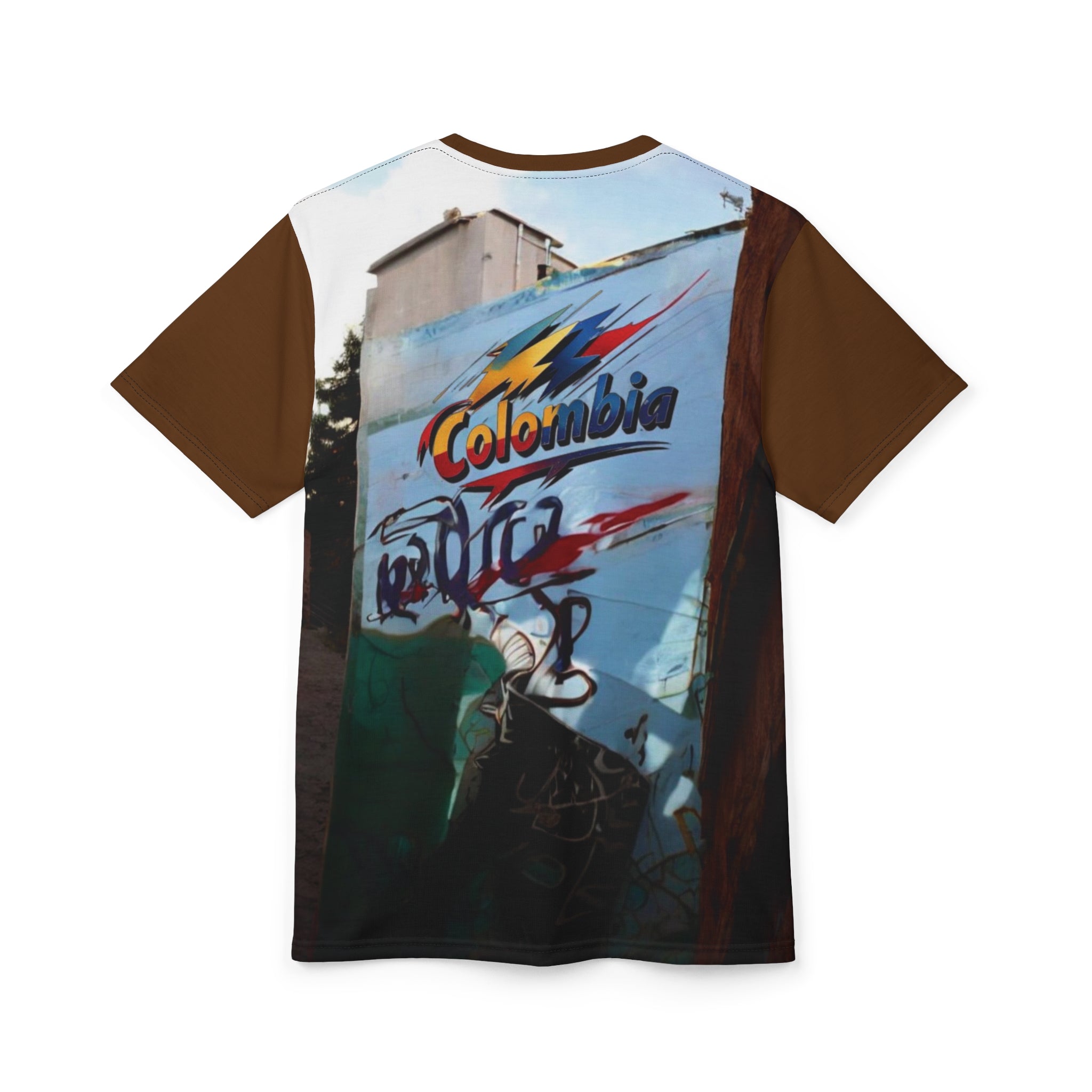 Camiseta unisex de arte callejero de Colombia