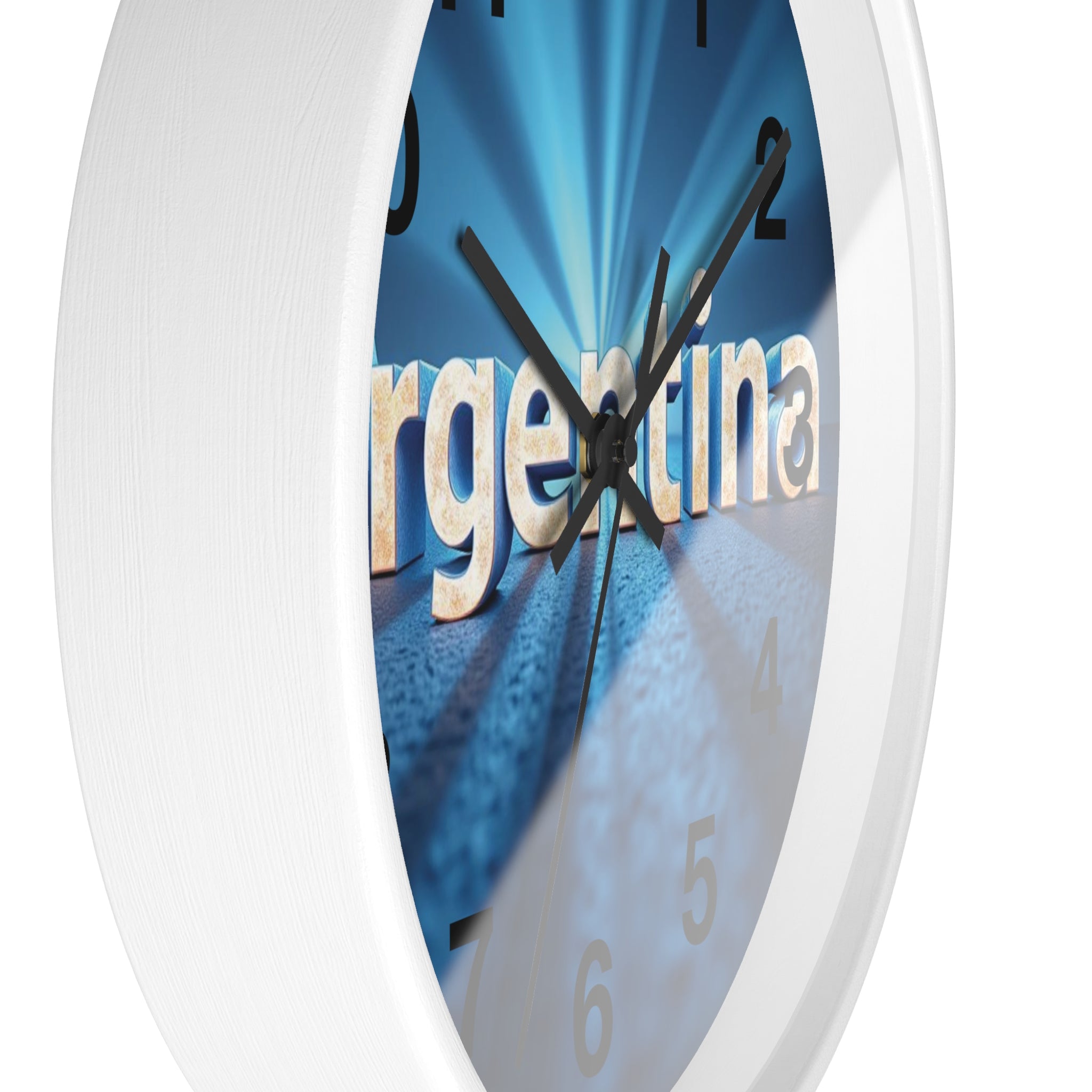 ¡Cada segundo cuenta! Un toque conmovedor y práctico para cualquier habitación con este reloj de pared único y de alta calidad, diseño Argentino.