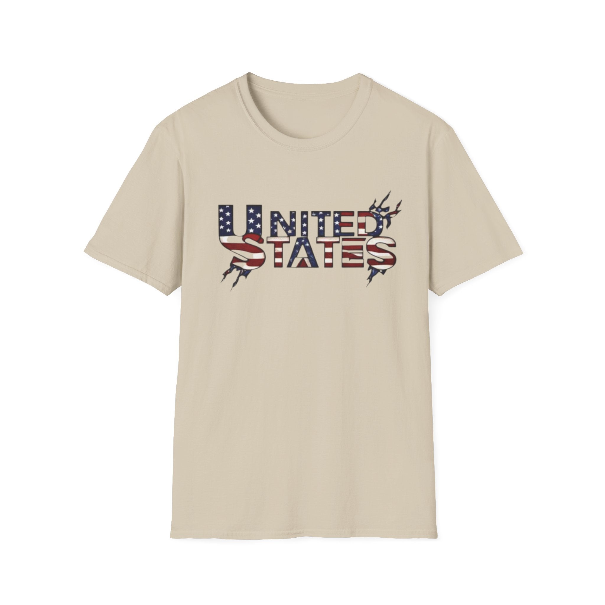 Patriotic USA T-Shirt - Unisex Softstyle Tee for Independence Day