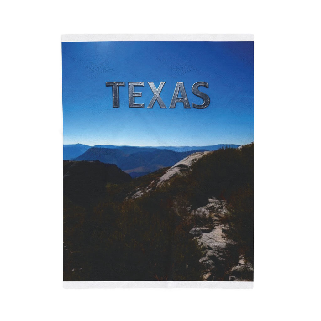 Texas Velveteen Plush Blanket, Cozy Throw for Home Decor, Perfect Gift for Texas Lovers, Travel Souvenir, Warm and Soft