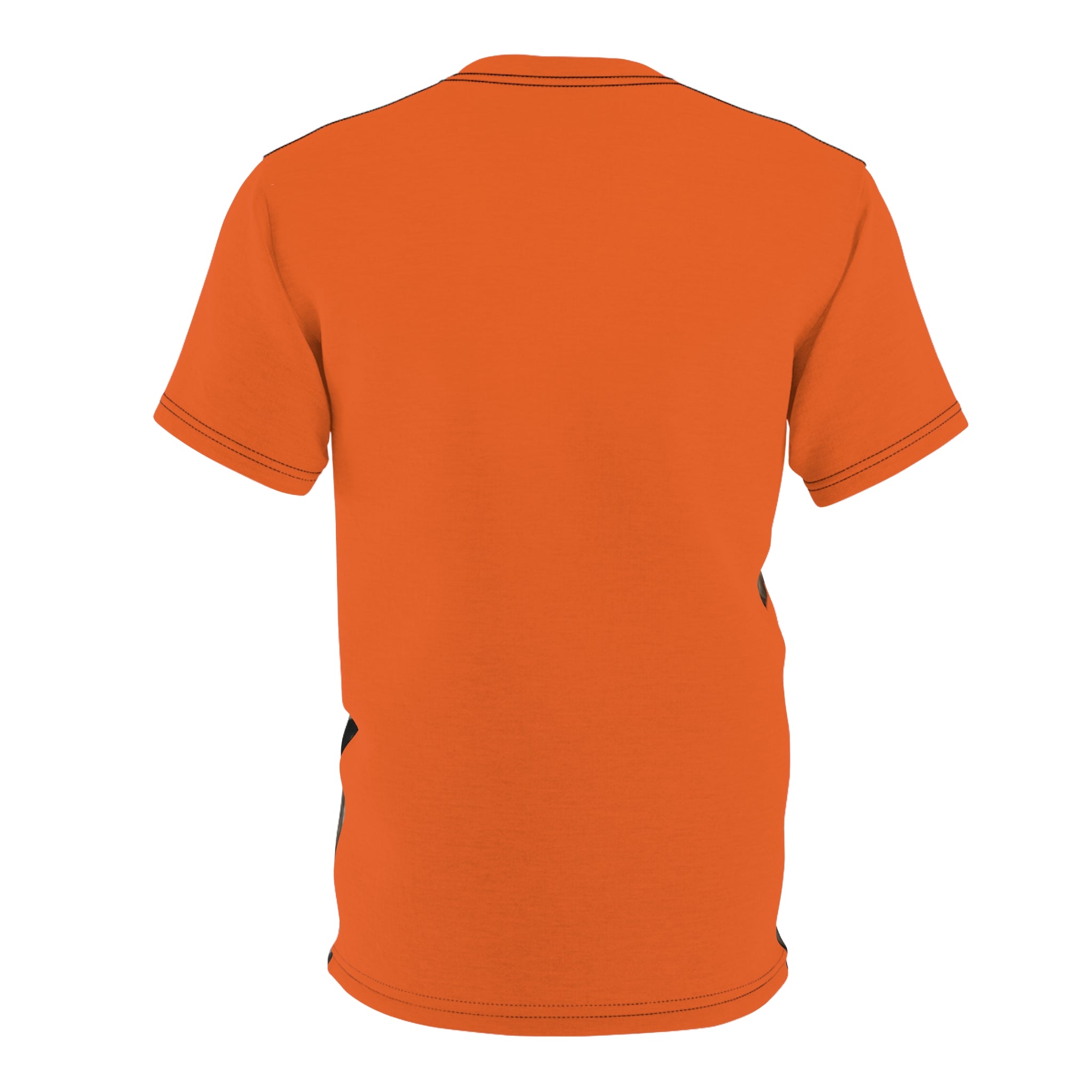 Predator artificial intelligence image t-shirt, orange color for men cut and sew: stylish casual t-shirt, 