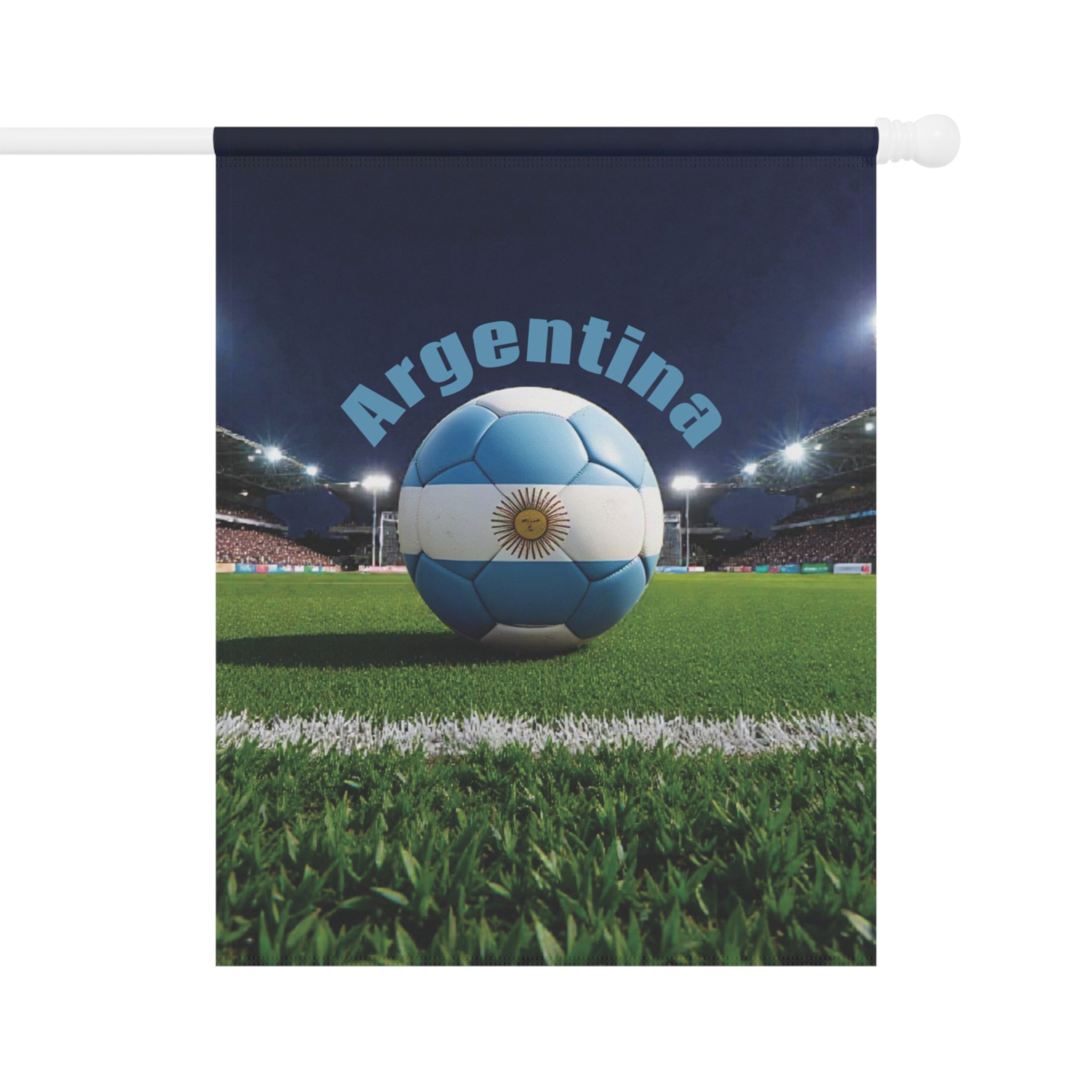 Argentina Soccer Garden Flag – Football Stadium Lawn Banner