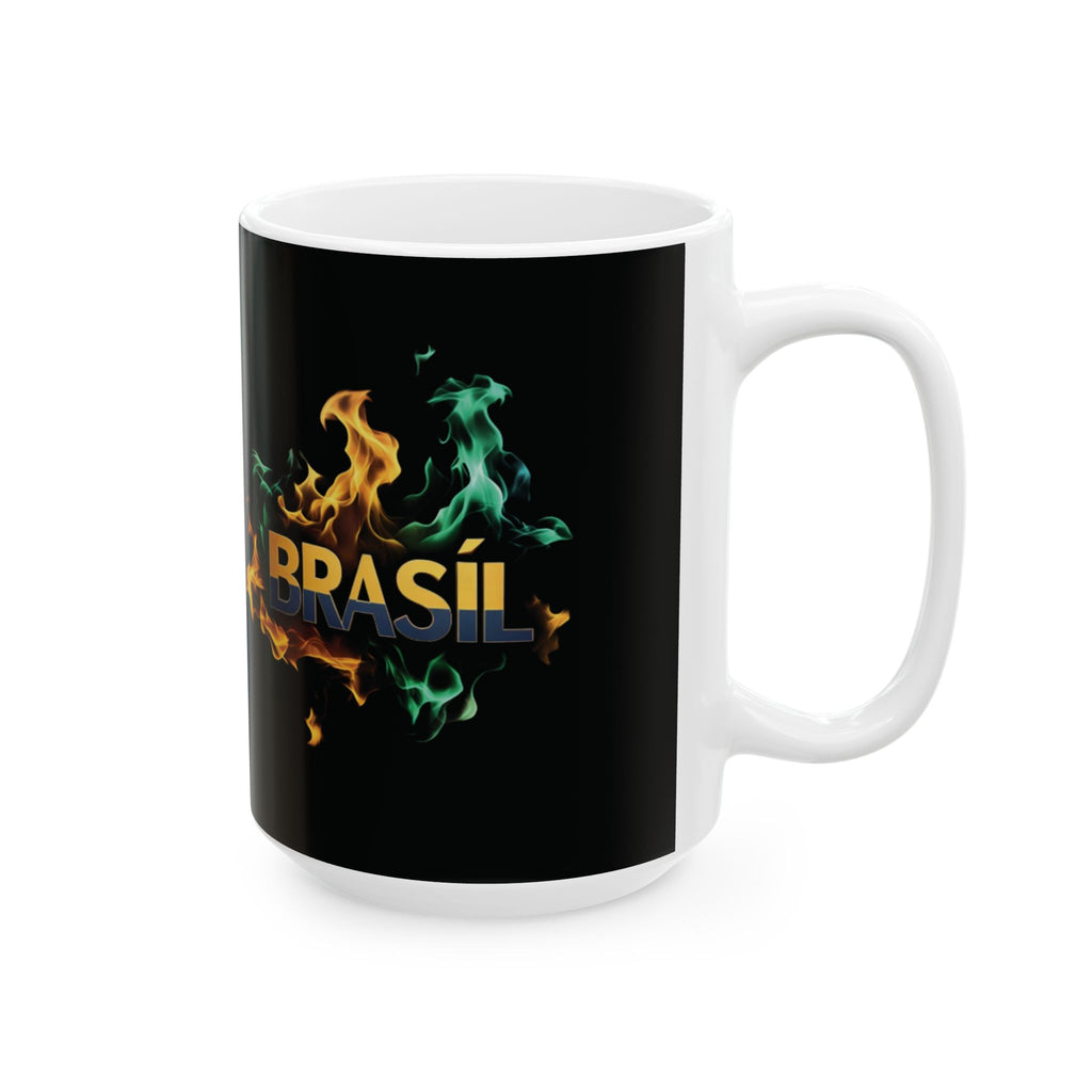Caneca de Cerâmica de Fogo Brasileira