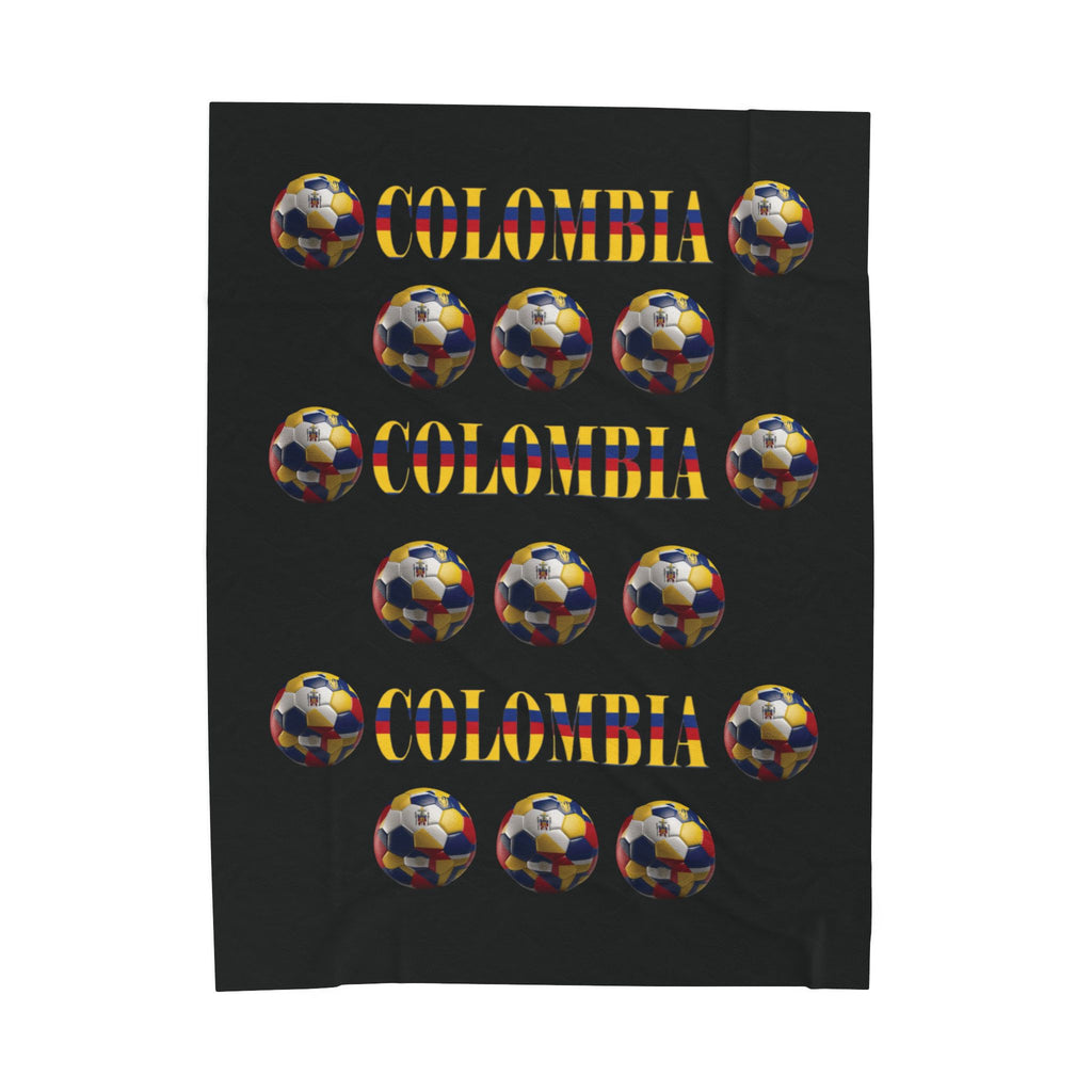 Manta de terciopelo de felpa - Diseño colombiano