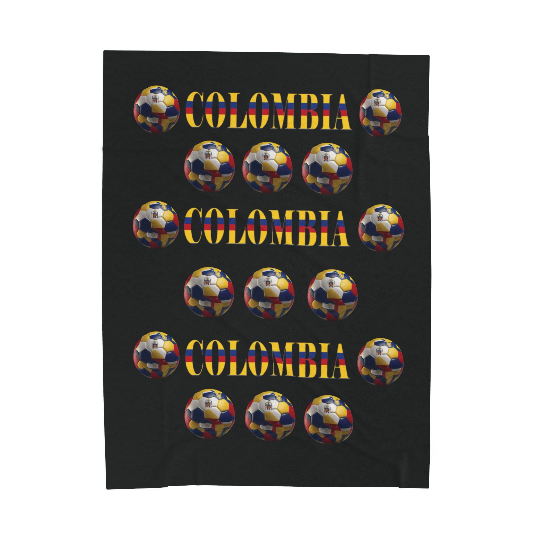 Manta de terciopelo de felpa - Diseño colombiano