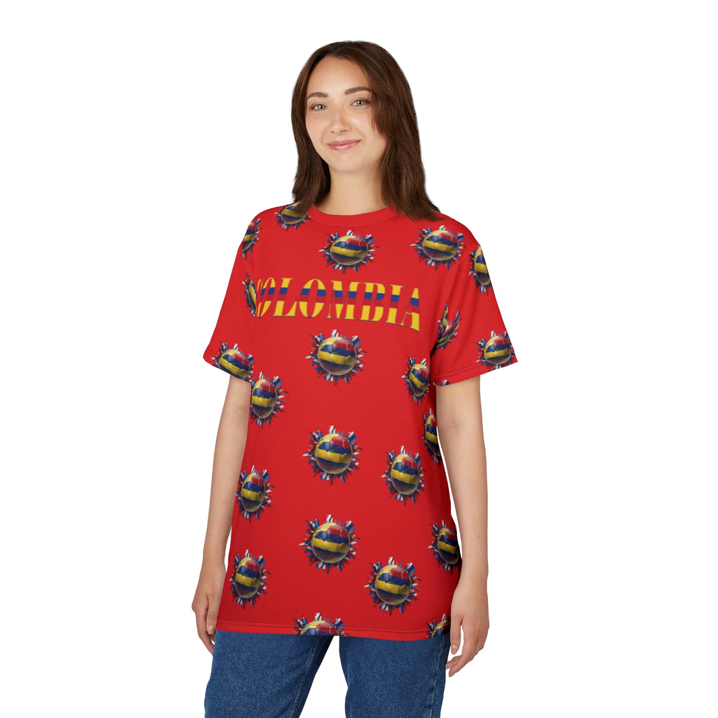 Camiseta colombiana unisex - Tejido de microfibra suave y de primera calidad