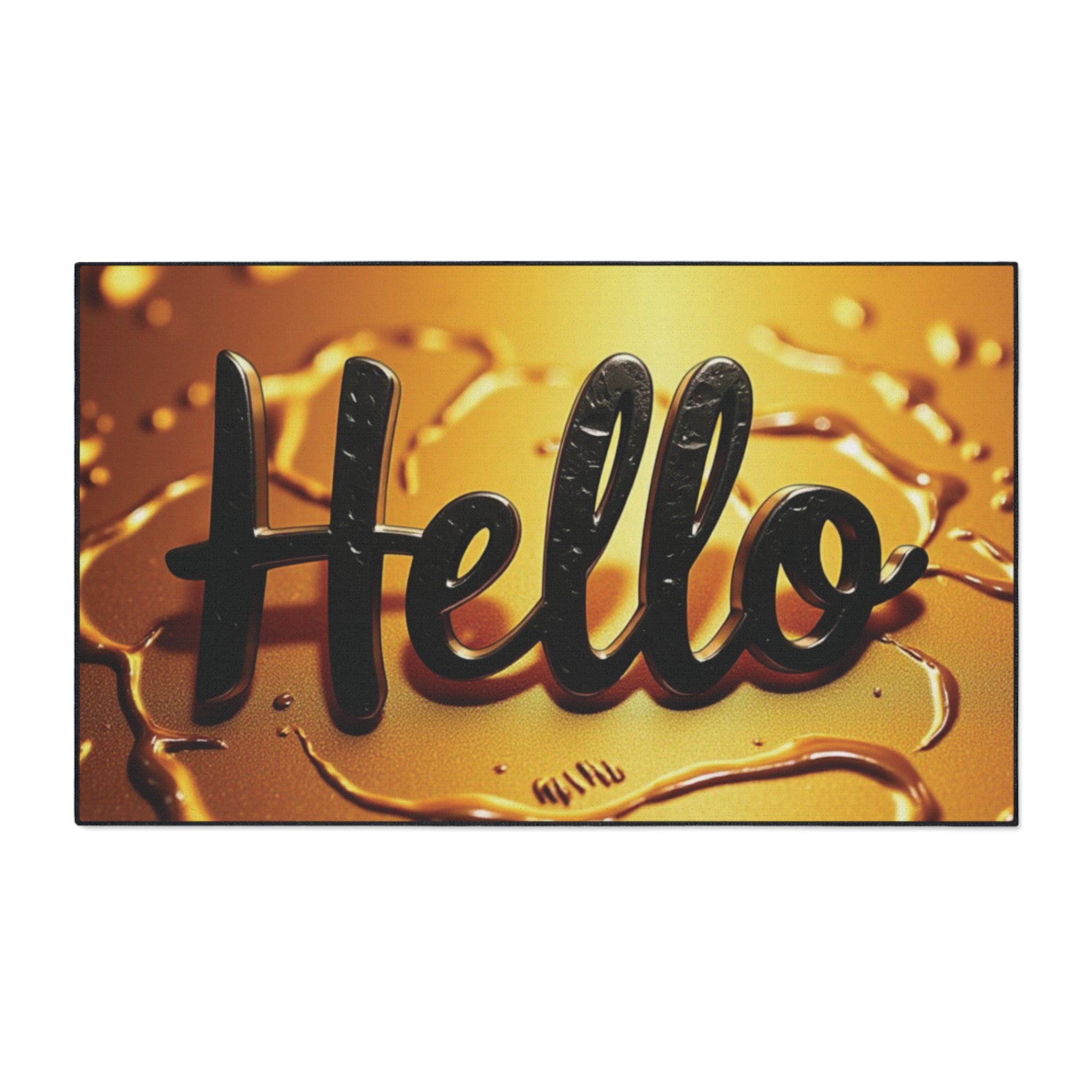 'Hello' Heavy Duty Floor Mat - Stylish and Durable Entryway Decor