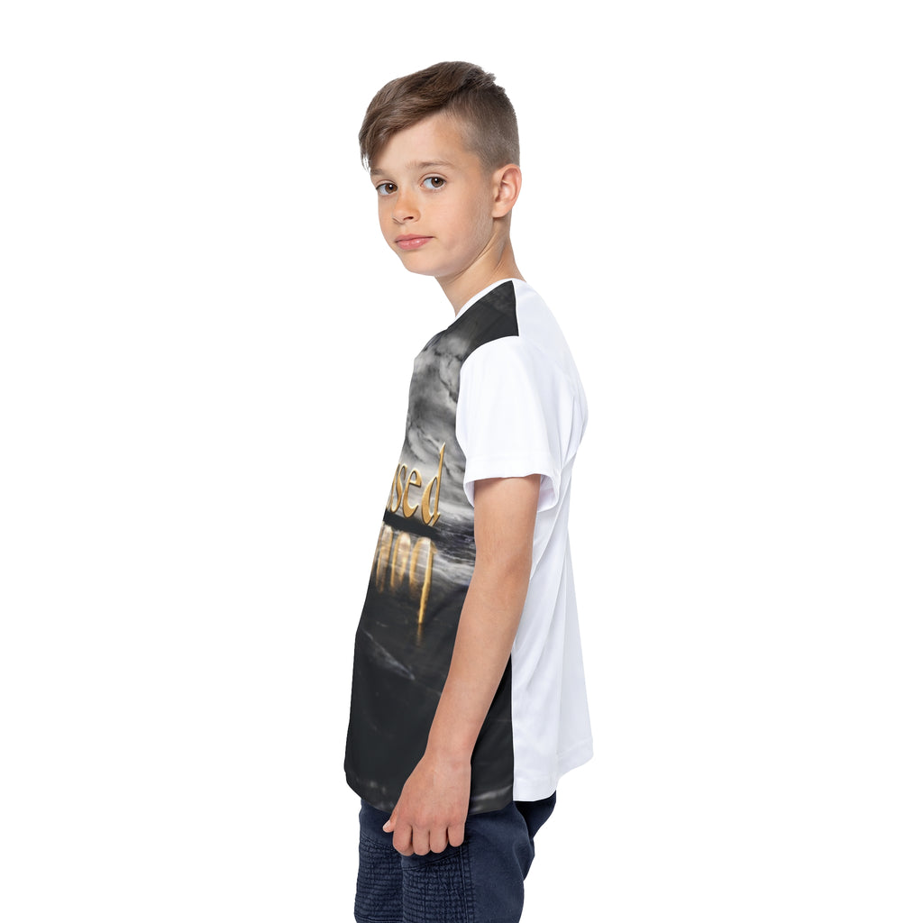 Kids T-Shirt, Blessed Graphic Tee for Team Spirit, Youth T-Shirt, Youth Gift