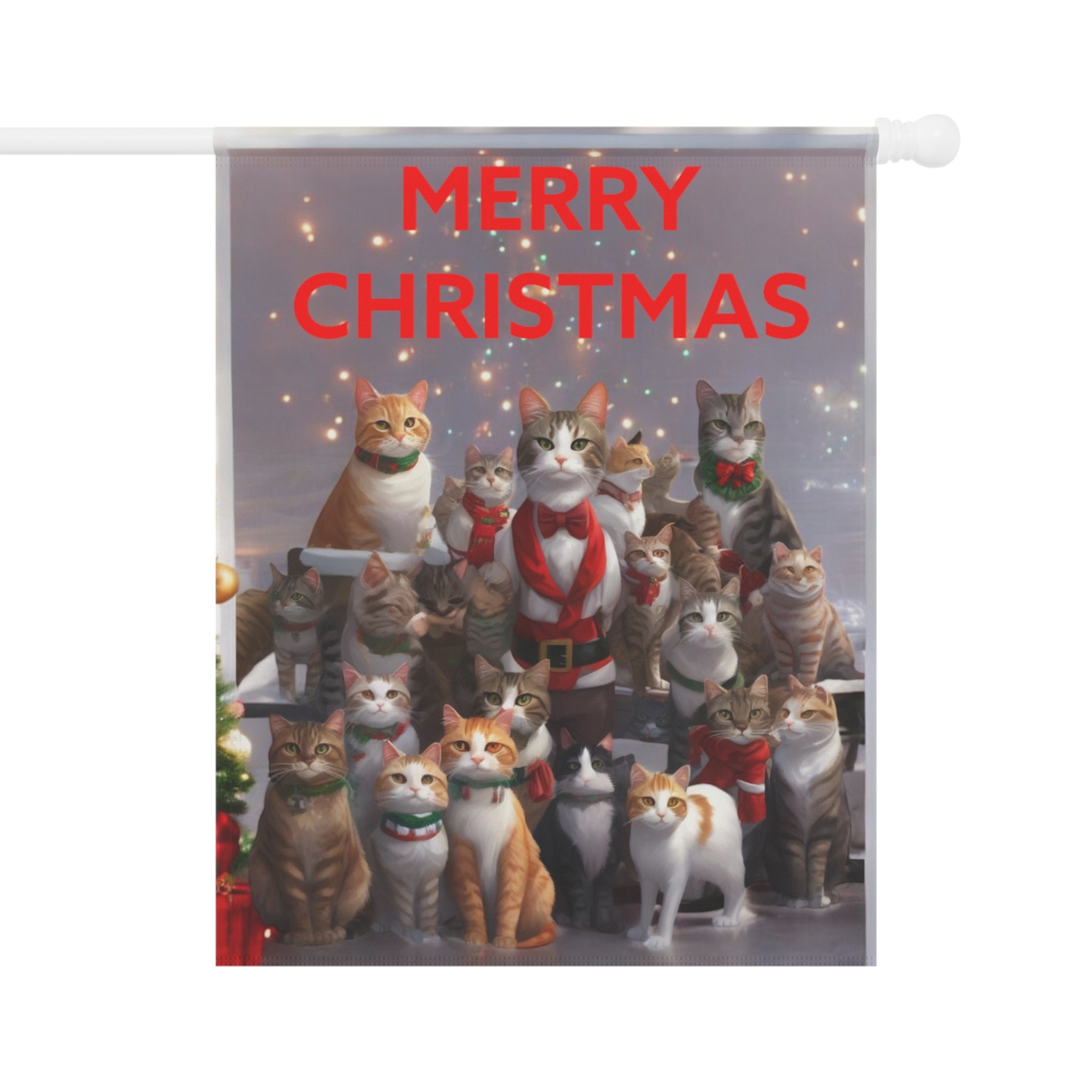 Christmas Cat Banner