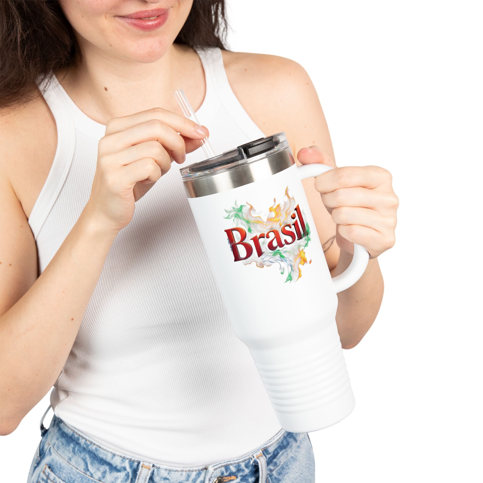 Caneca de viagem térmica Brasil