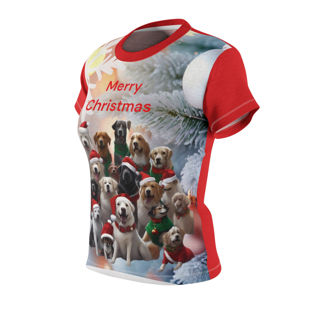 Christmas Dogs Women's Tee