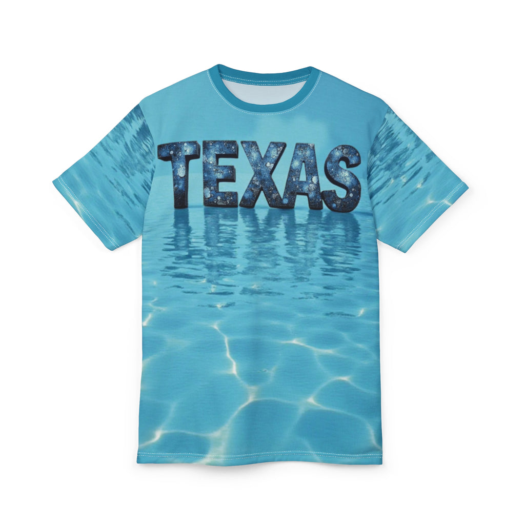 Texas Water-Themed Unisex Tee, Chill Vibes, Perfect for Summer, Beachwear, Outdoor Activities, Gift for Texas Lovers