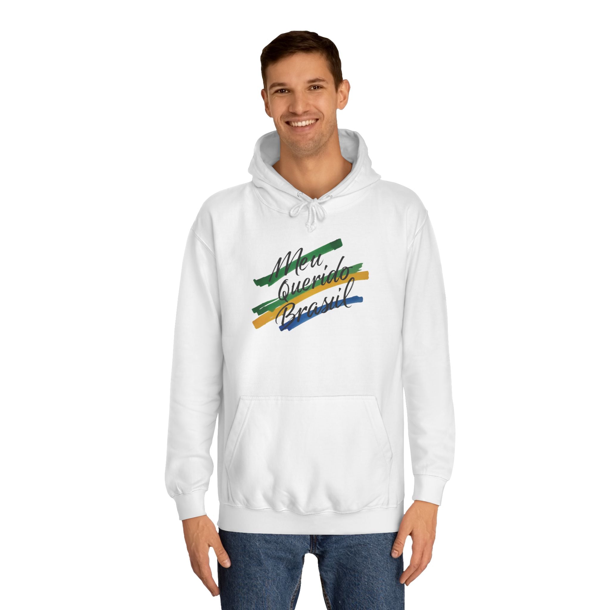 Moletom Universitário Unisex - 'Meu Querido Brasil' - Casual Comfort for Students