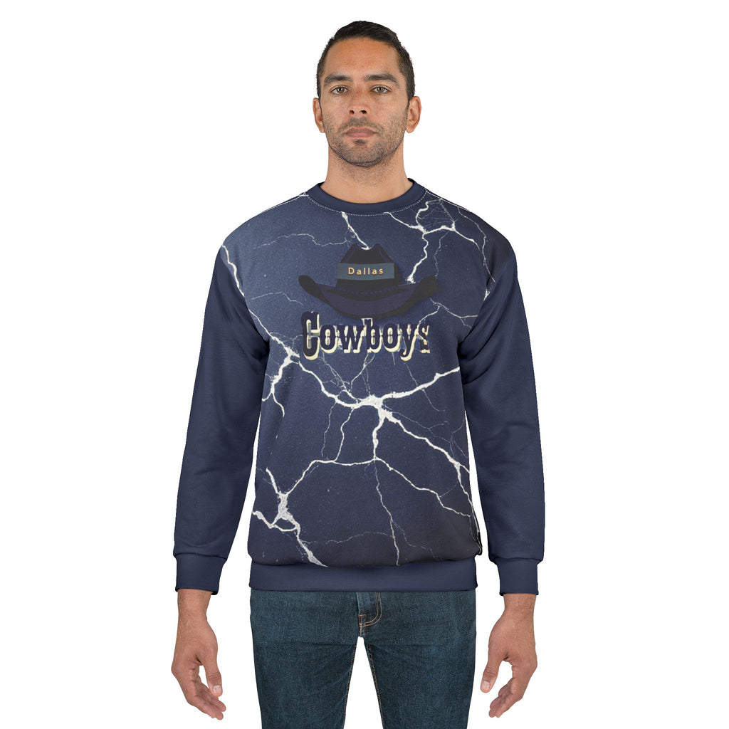 Cowboys Sweatshirt , Unisex AOP Pullover , Apparel, Gift , Comfortable Layering Top 