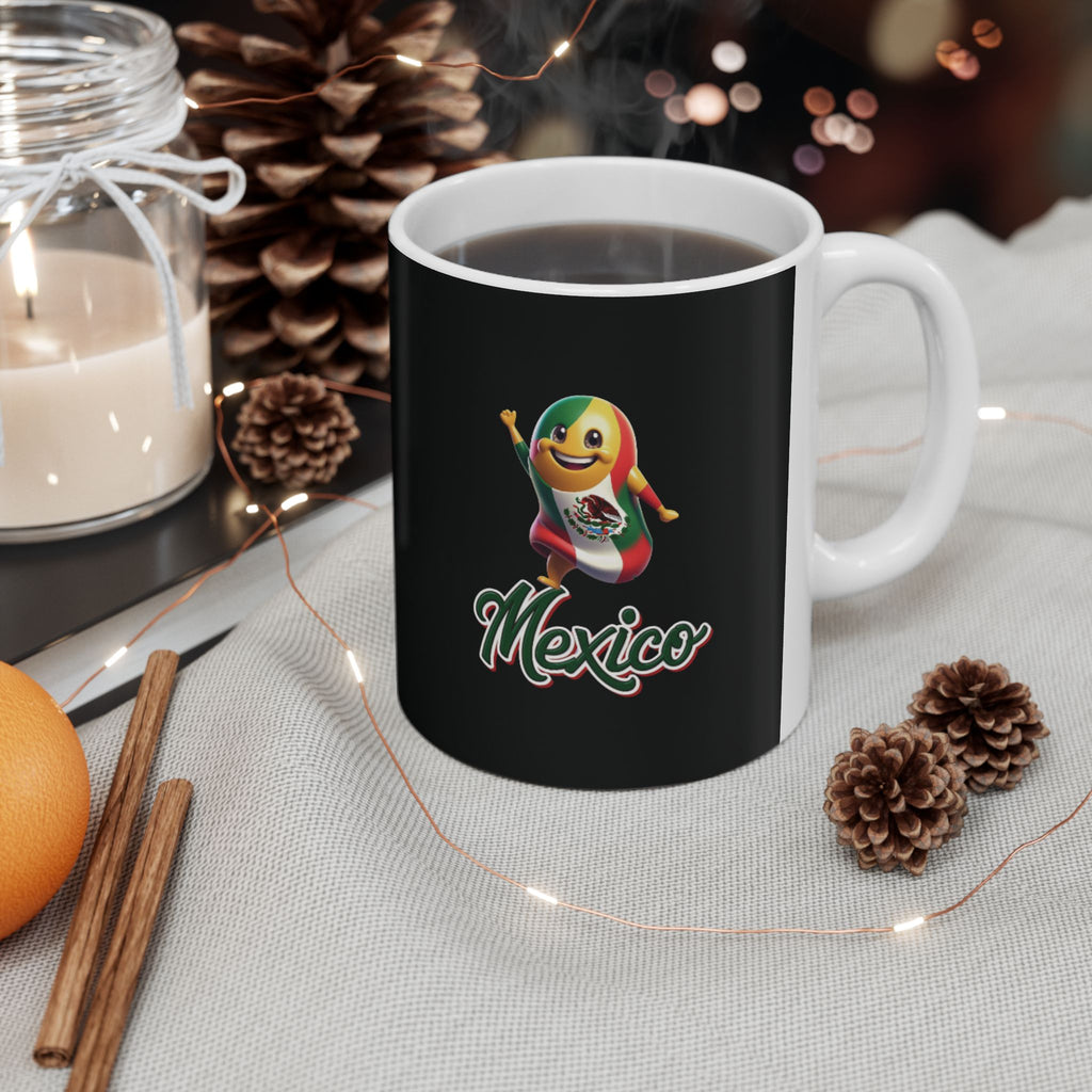 Ceramic mug with Mexican design